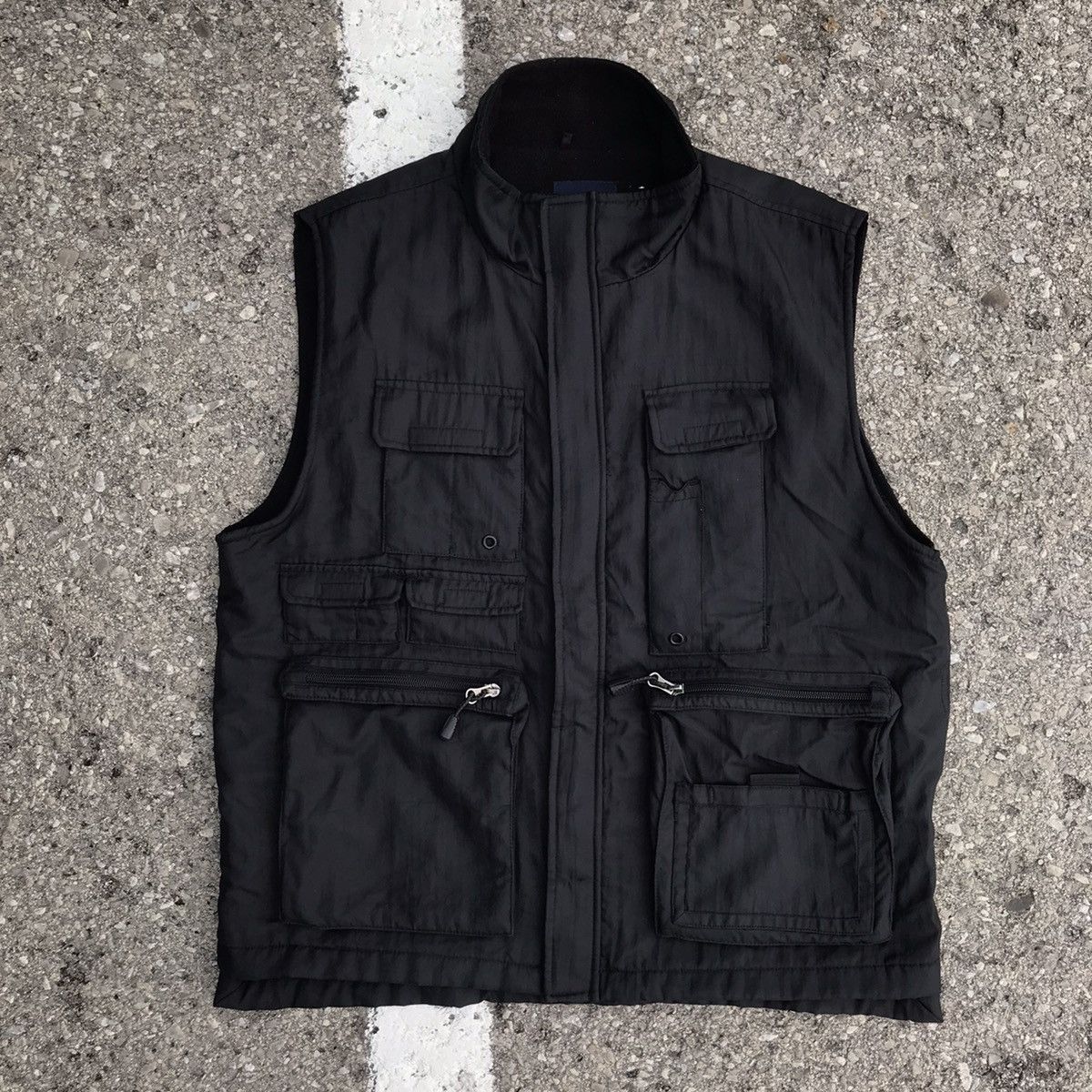 Gap × Vintage Vintage 00s Gap fleece lined cargo Utility vest Sz M Size US M / EU 48-50 / 2 - 2 Thumbnail