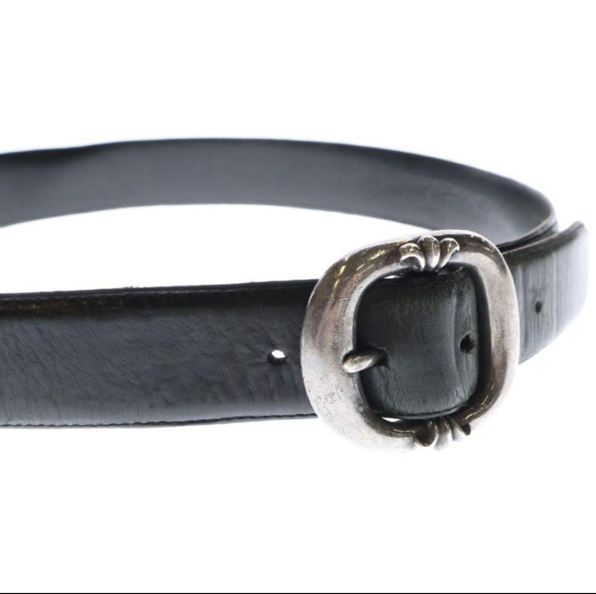 Chrome Hearts Chrome Hearts Gunslinger 1.5 Leather Belt Silver 34 Size ONE SIZE - 4 Thumbnail