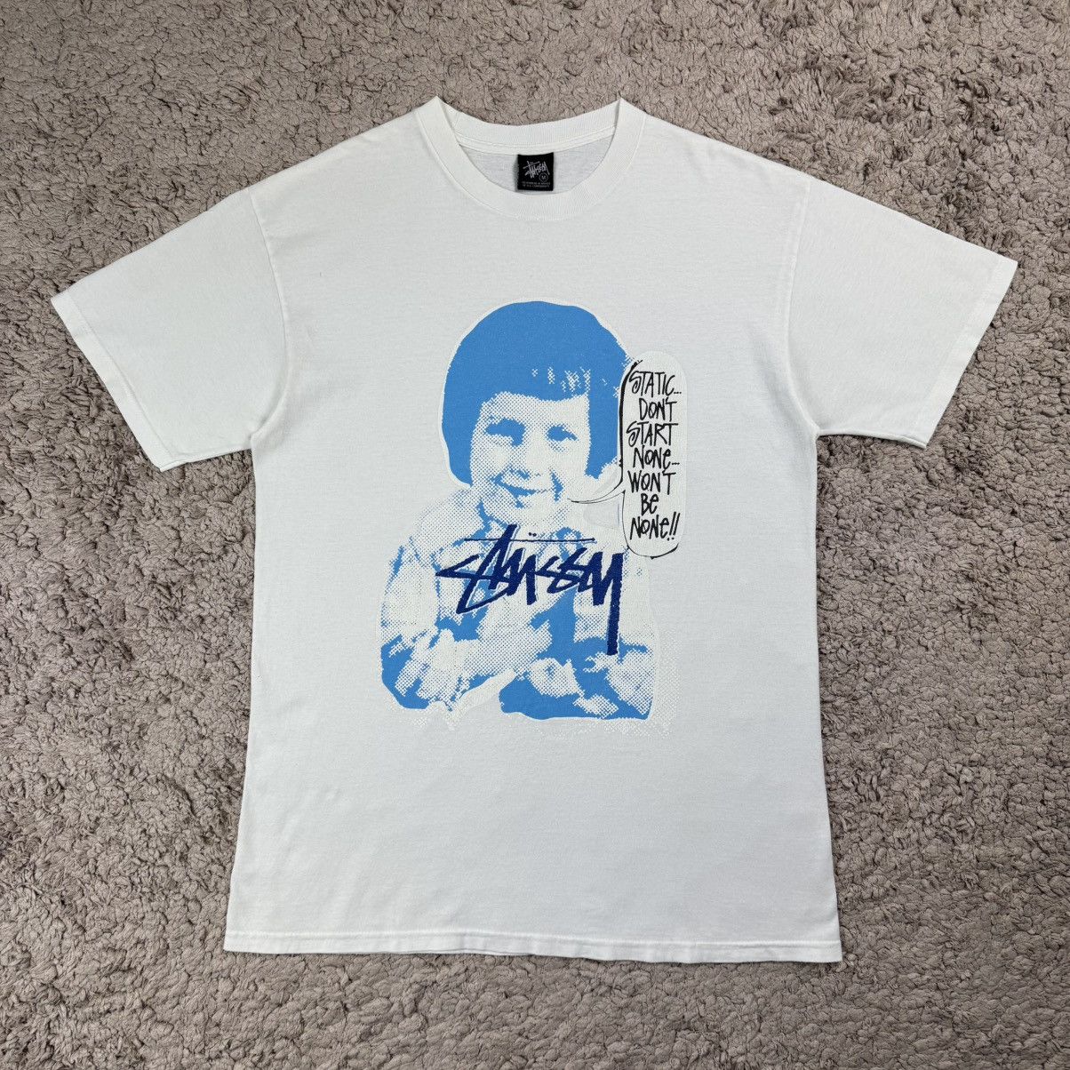 Stussy Vintage Stussy Static Child Photo T-shirt Size US M / EU 48-50 / 2 - 1 Thumbnail