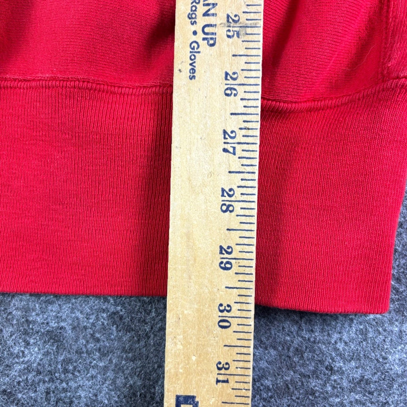 Champion VINTAGE Champion Sweatshirt Crew Neck Unisex Adults XL Red 80s College Powerblend Heavyweight Size US XL / EU 56 / 4 - 5 Thumbnail