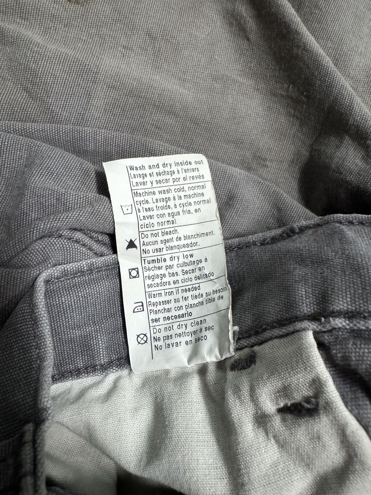 Carhartt VINTAGE 2000s CARHARTT RELAXED FIT THRASHED VERY WORN Size US 32 / EU 48 - 16 Thumbnail