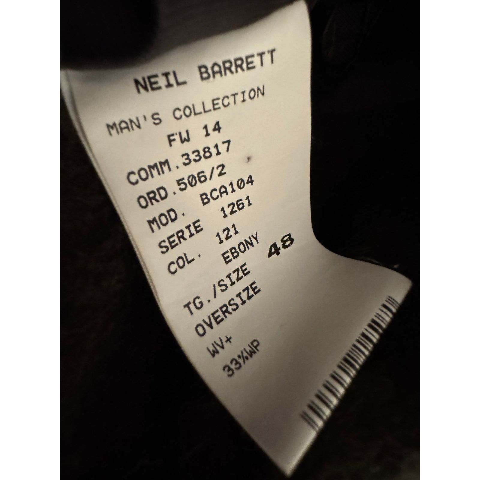Neil Barrett Neil Barret Men's FW 14' Brown Wool Oversize Fit Coat Size US M / EU 48-50 / 2 - 4 Thumbnail