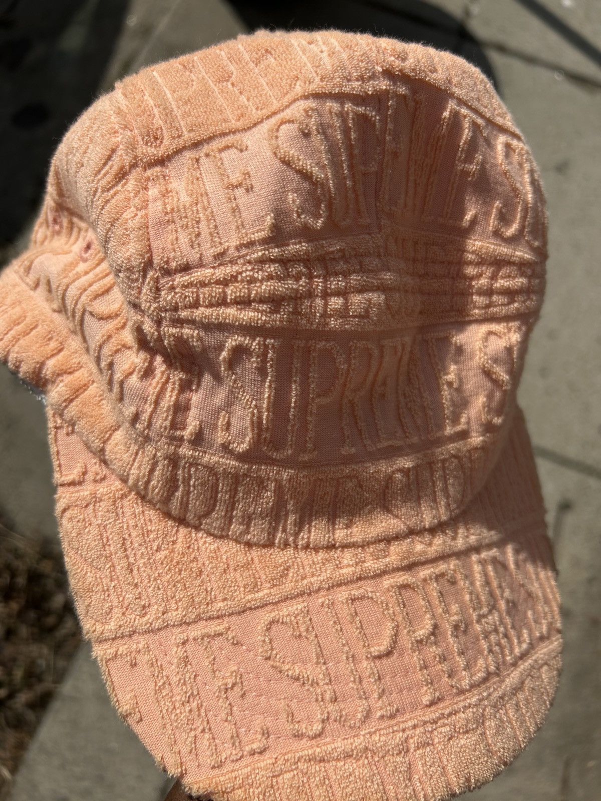 Supreme Pink corduroy Supreme Hat Size ONE SIZE - 4 Thumbnail