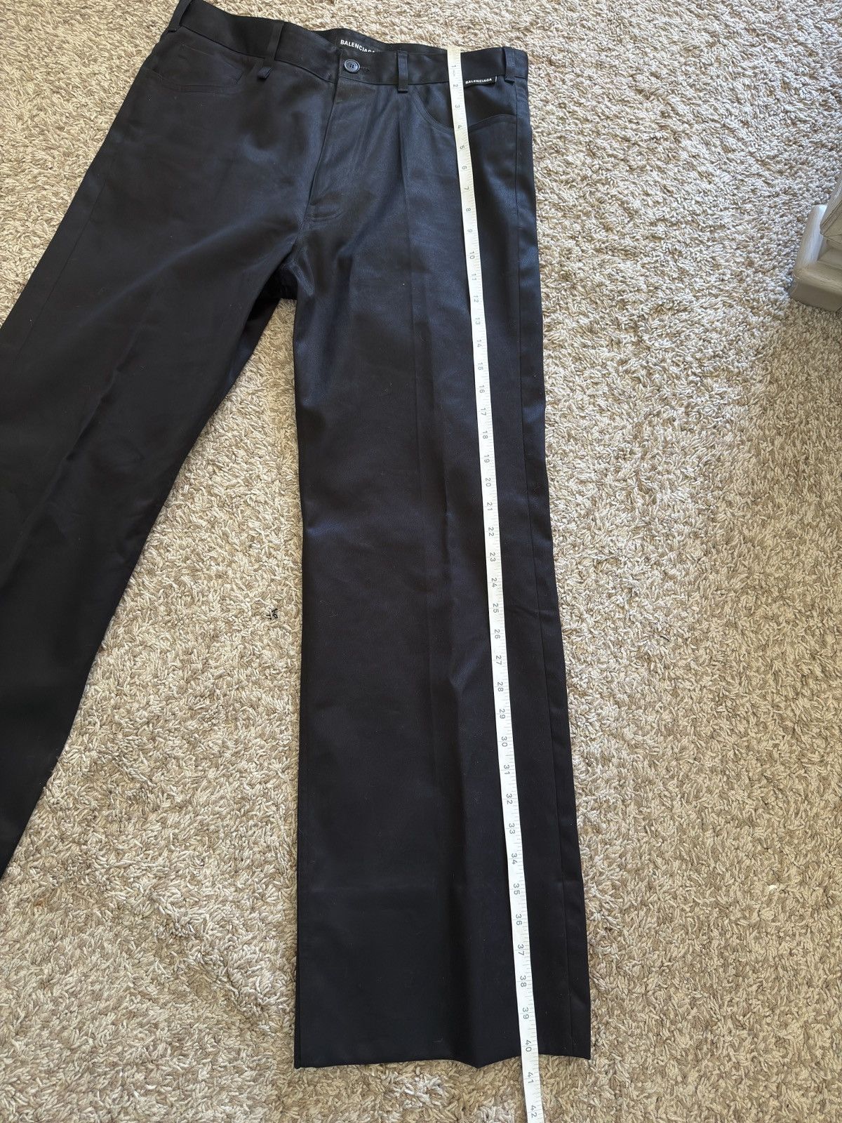Balenciaga Demna 2018 Black Baggy Trousers Size US 30 / EU 46 - 6 Thumbnail