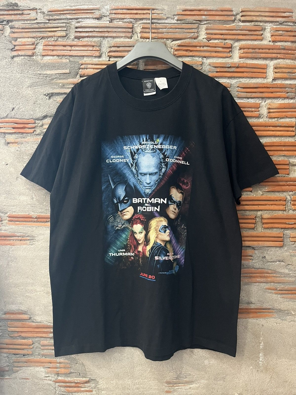 Warner Bros Vintage BATMAN & ROBIN 1997’s Film by Warner Bros promo Size US XL / EU 56 / 4 - 2 Thumbnail