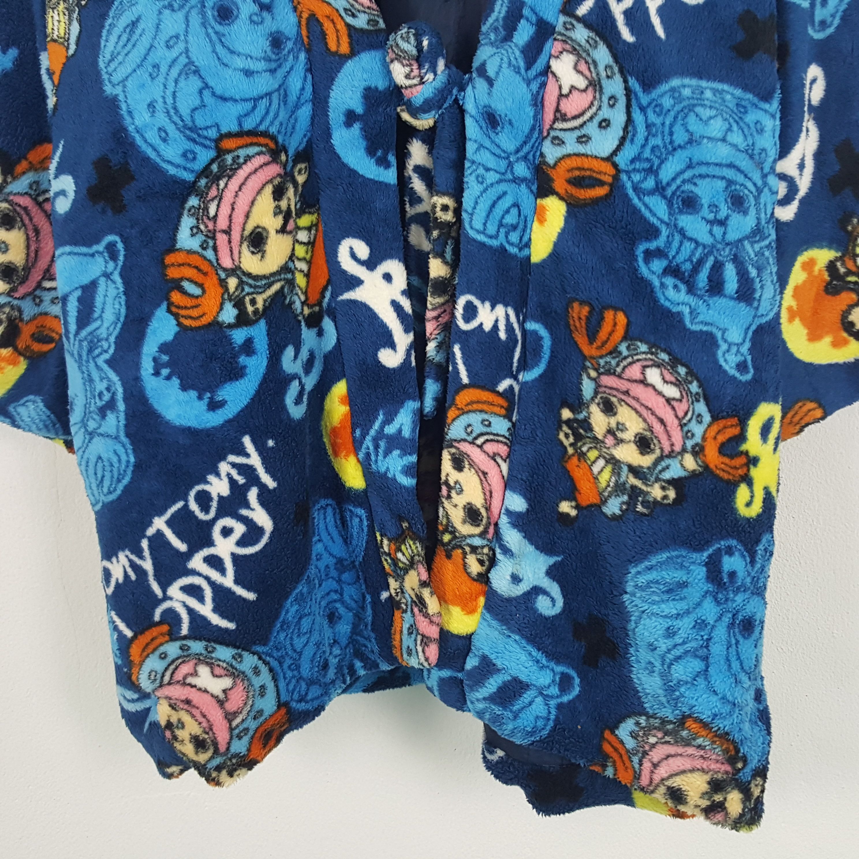 One Piece × Vintage One Piece Japanese Anime Velvet Kimono Japanese Jacket Size US M / EU 48-50 / 2 - 2 Thumbnail