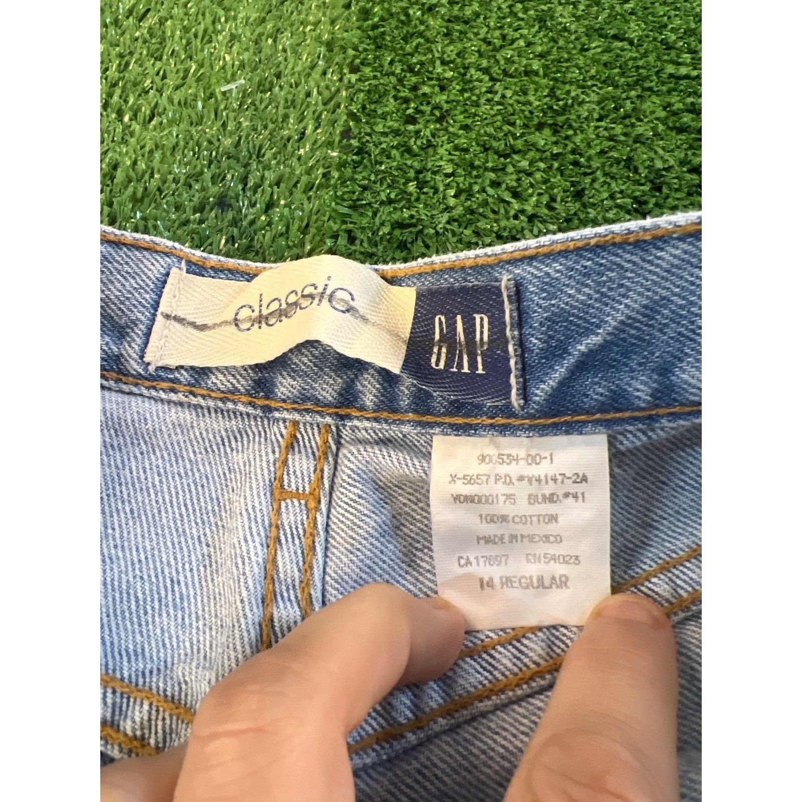 Gap Vintage Gap Jeans Womens Light Wash Denim 90's 14R Size 28" / US 6 / IT 42 - 5 Thumbnail