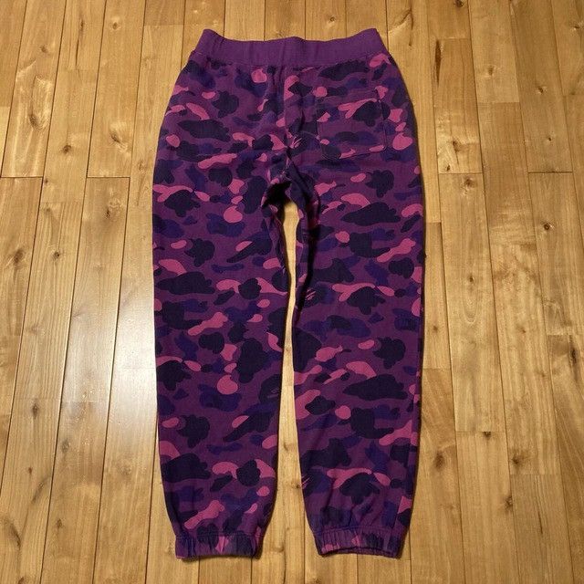 Bape BAPE Purple Camo sweat pants a bathing ape ★size L Size US 34 / EU 50 - 3 Thumbnail