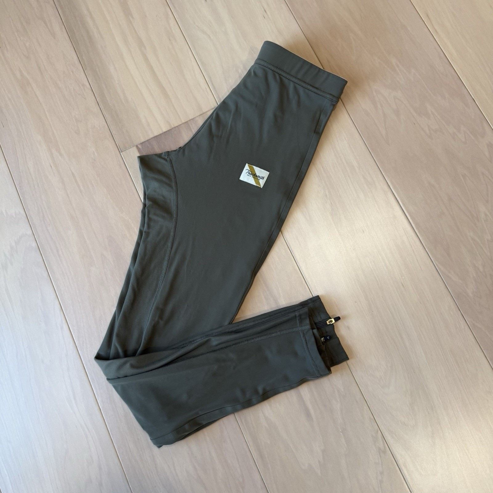 Tracksmith New England Tracksmith Allston Tights Mens Medium Green Lightweight Size US 26 / EU 42 - 10 Thumbnail