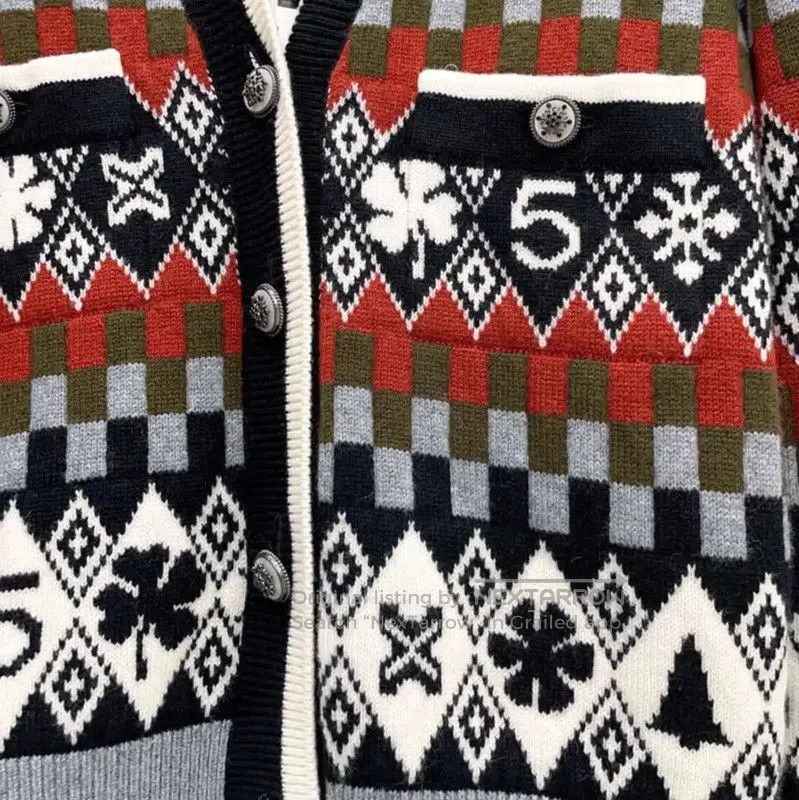 Chanel Chanel Color Block Cashmere Cardigan . Size S / US 4 / IT 40 - 7 Thumbnail