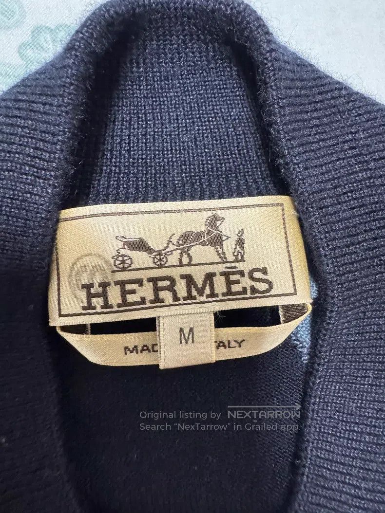 Hermes Hermes Cashmere Open Cardigan, 80% Cashmere + 20% Mulberry Size US M / EU 48-50 / 2 - 6 Thumbnail
