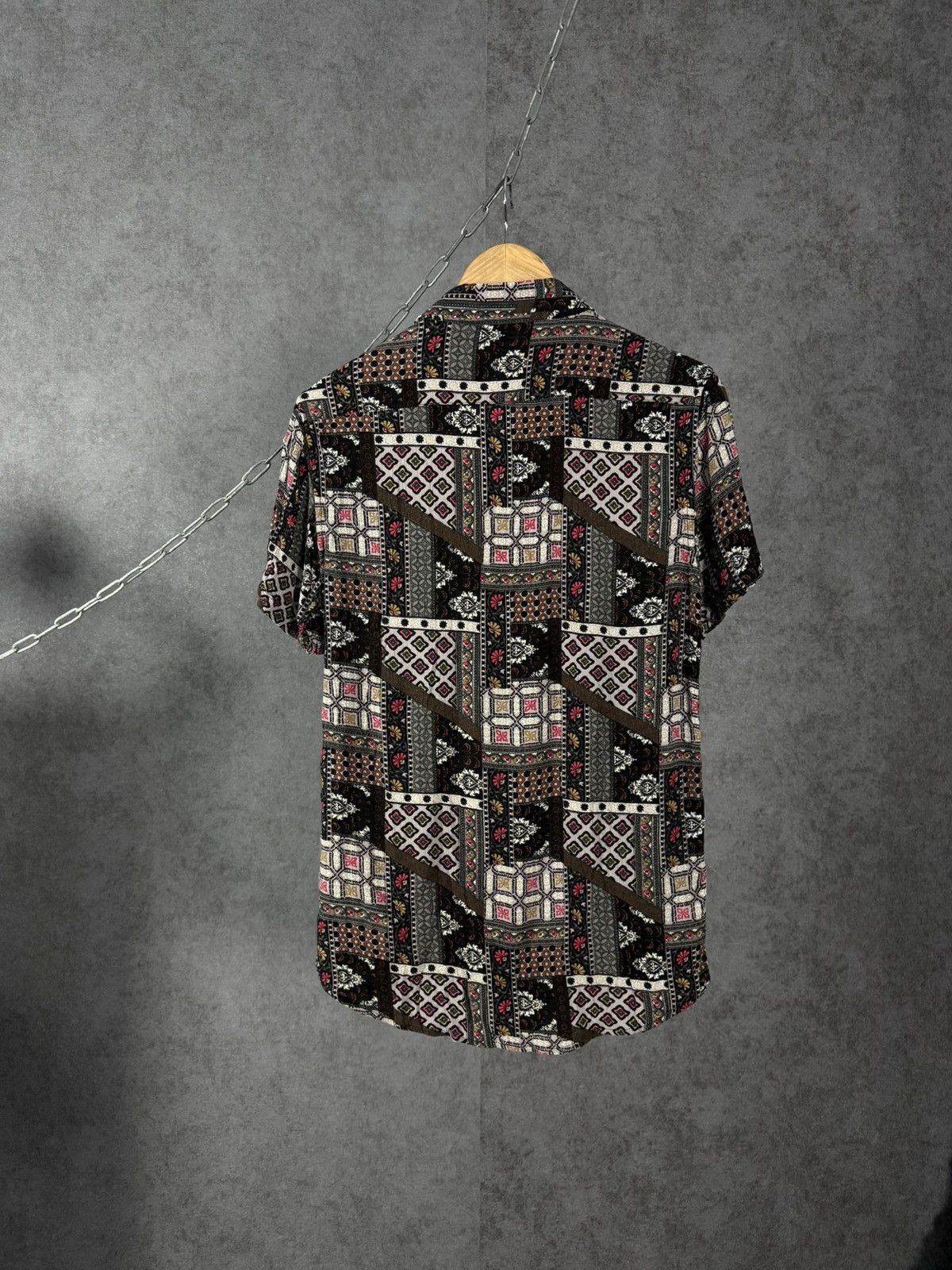 Desigual Desigual luxury designer art crazy hawaiian silk shirt Size US M / EU 48-50 / 2 - 6 Thumbnail