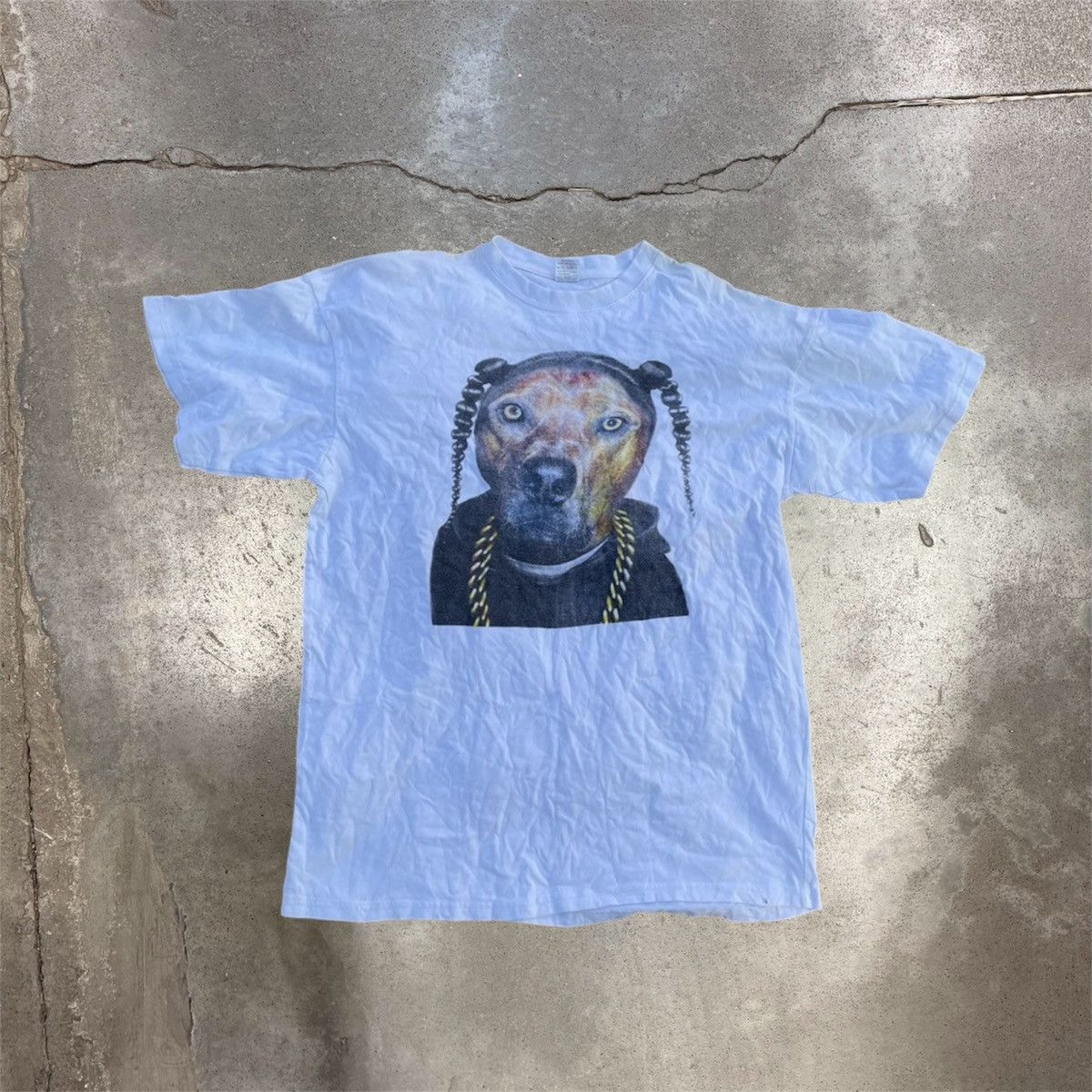 Vintage Vintage 90s Sun Faded Graphic Tee Rap Humor Oversized XL Size US XL / EU 56 / 4 - 1 Thumbnail