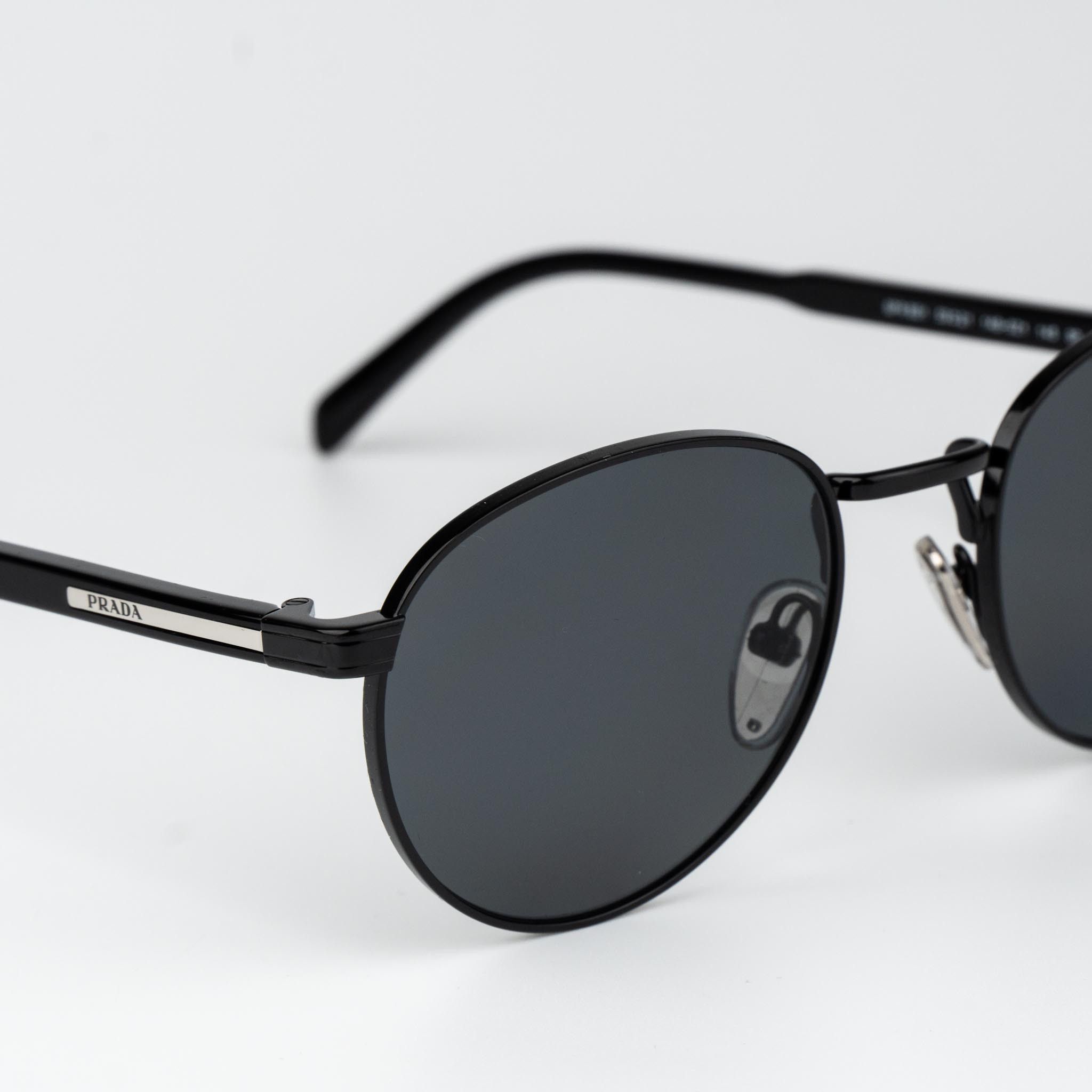 Prada Prada Men Sunglasses Round PRB51S 1AB5Z1 NEW AUTHENTIC Size ONE SIZE - 6 Thumbnail