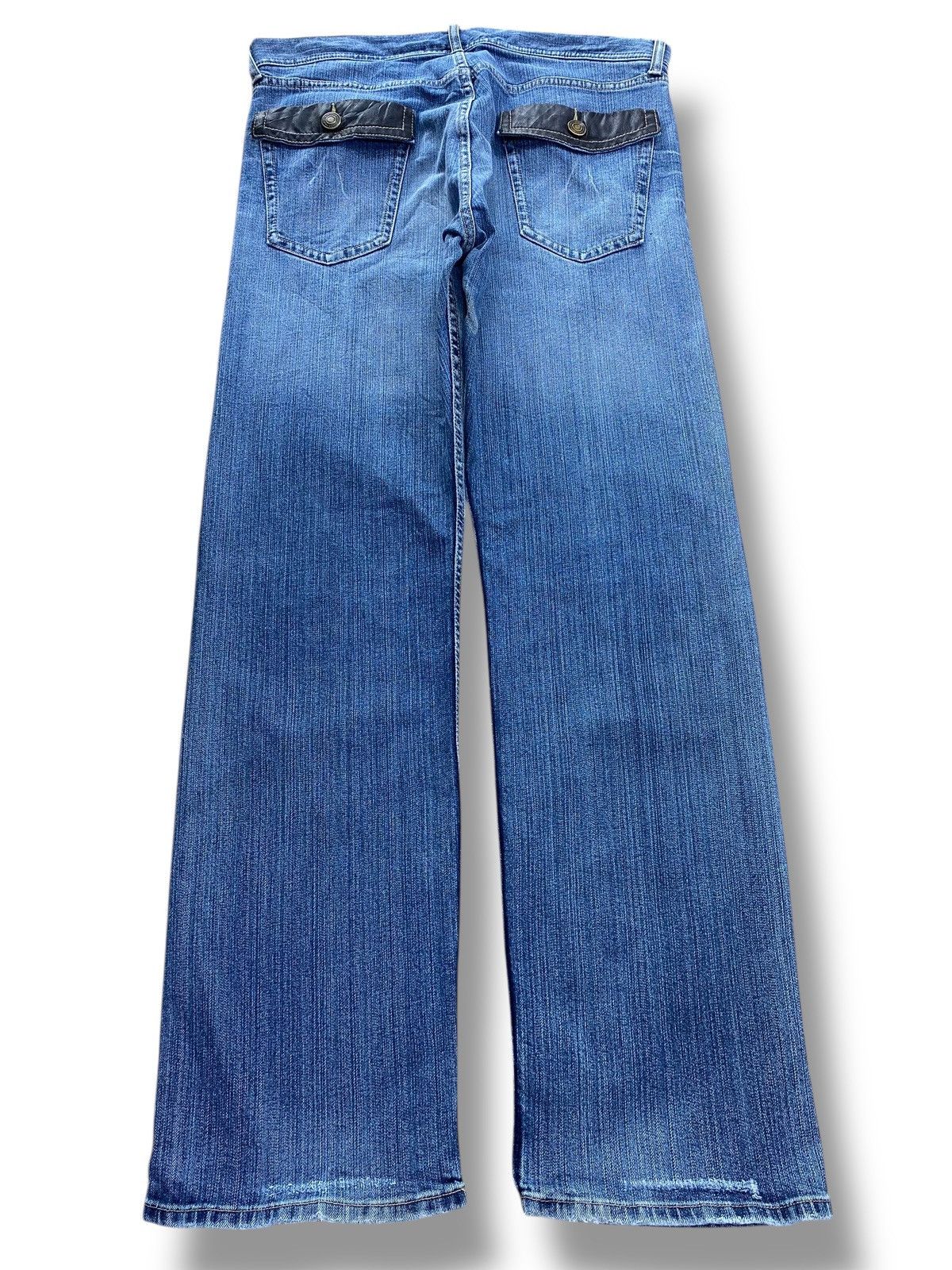 Japanese Brand Japanese Brand Mud Wash Style Straight Leg Jeans Size US 34 / EU 50 - 3 Thumbnail