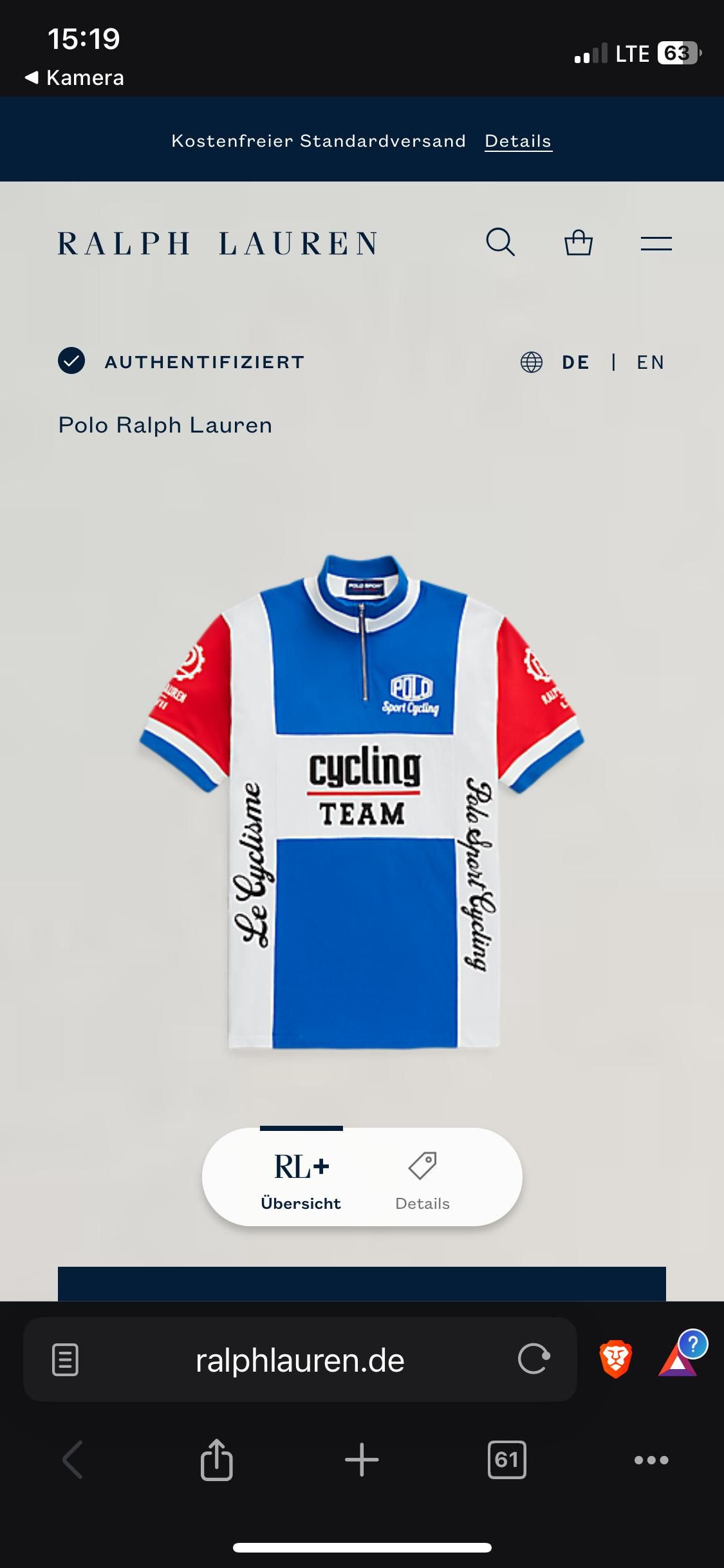 Polo Ralph Lauren Polo Ralph Lauren - Polo Sport Cycling Team Poloshirt - L Size US L / EU 52-54 / 3 - 13 Thumbnail
