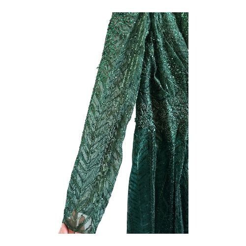 Mac Duggal NWT MAC DUGGAL 20399 Long Sleeve Midi Party Dress Wrap Over Size XL / US 12-14 / IT 48-50 - 6 Thumbnail