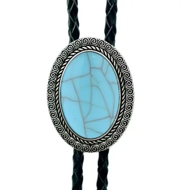 Cowboy Equipment Hikaru x Akira Lucky Charm Agate Gem Pendant Bolo Tie Size ONE SIZE - 7 Thumbnail
