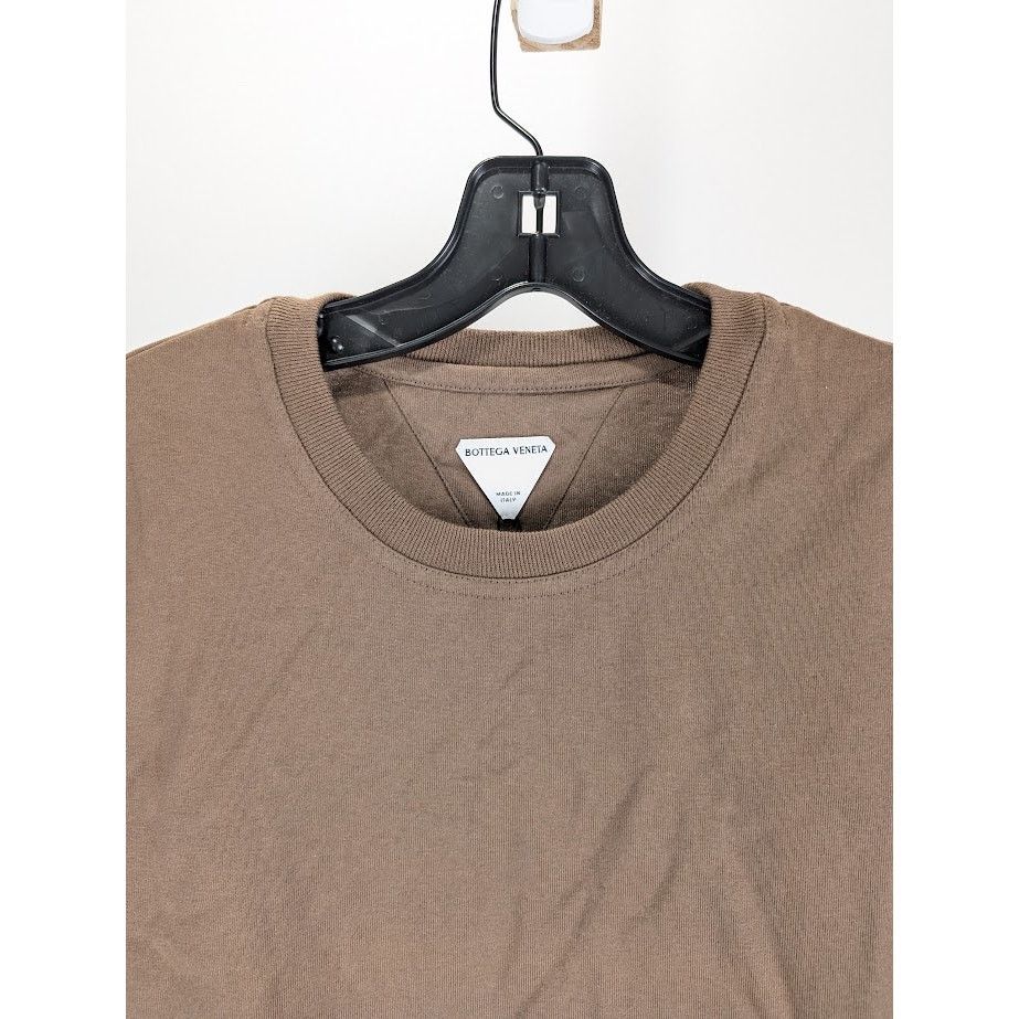 Bottega Veneta o1rshd1 Sunrise Light Cotton T-Shirt in Brown Size US L / EU 52-54 / 3 - 4 Thumbnail