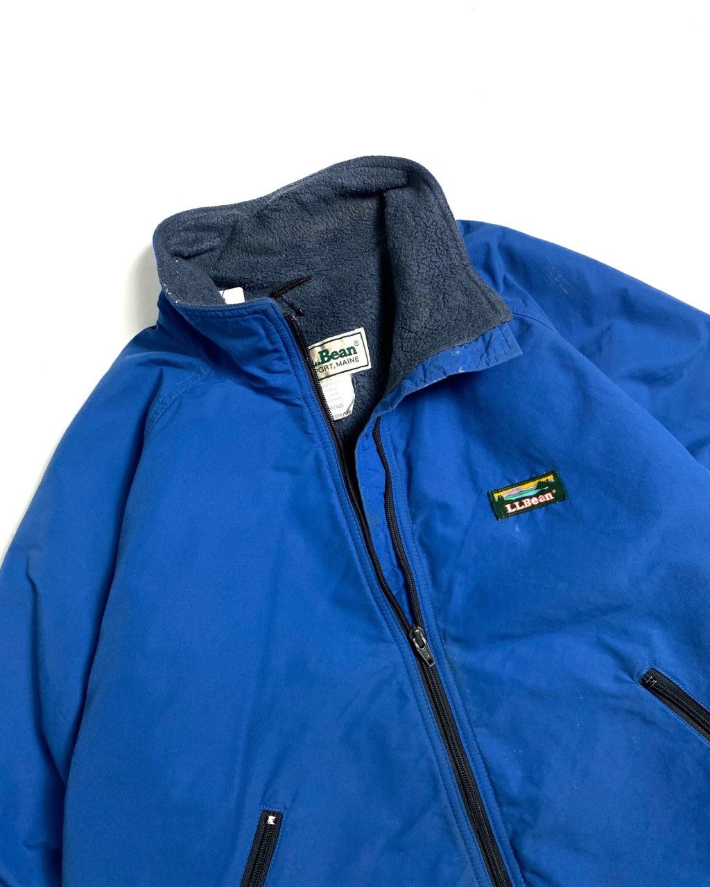 L.L. Bean Vintage 90s Ll Bean Warm Up Fleece Jacket Size US M / EU 48-50 / 2 - 2 Thumbnail