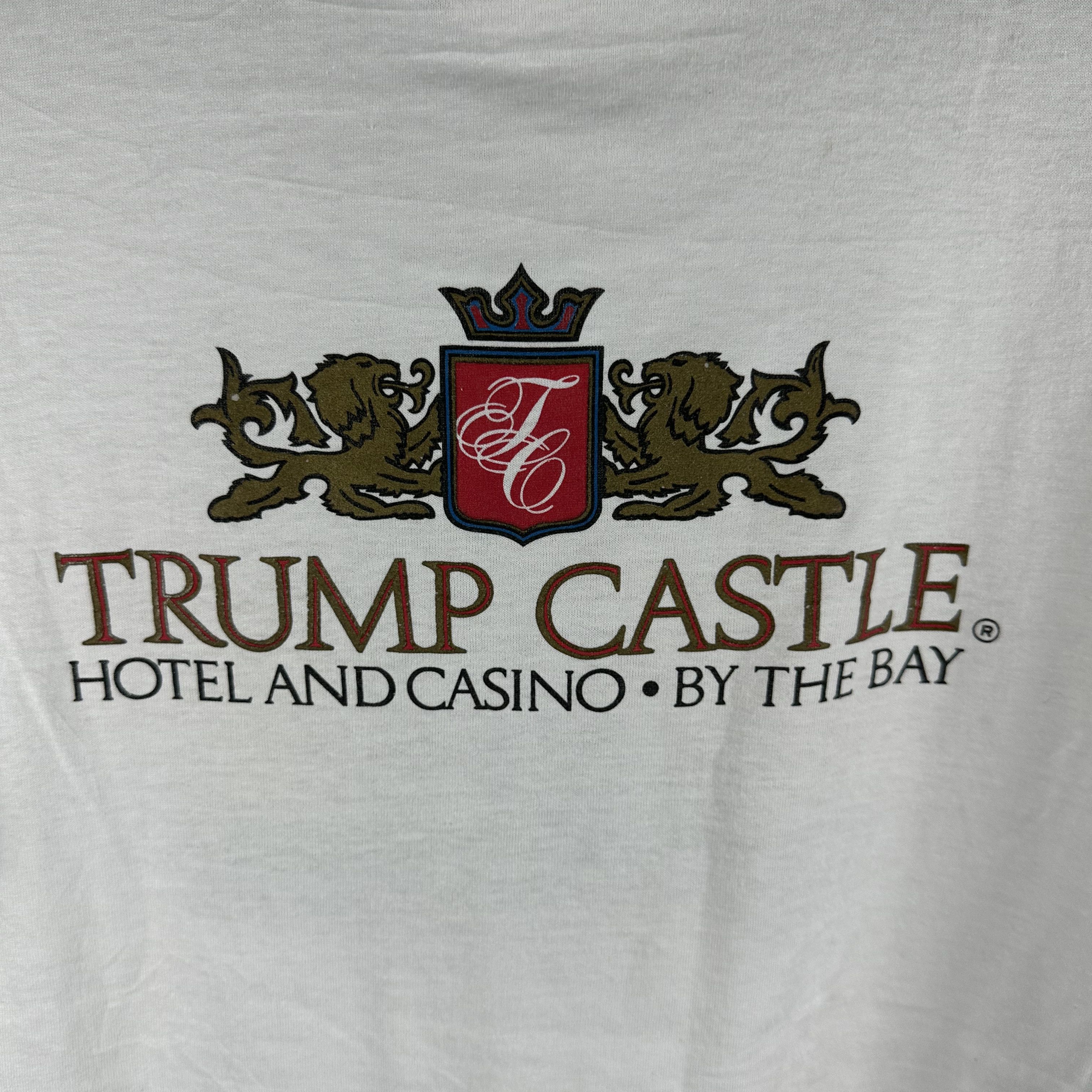 Vintage Vintage 80s Trump Castle Casino See & Win a Million T-Shirt Size US M / EU 48-50 / 2 - 4 Thumbnail