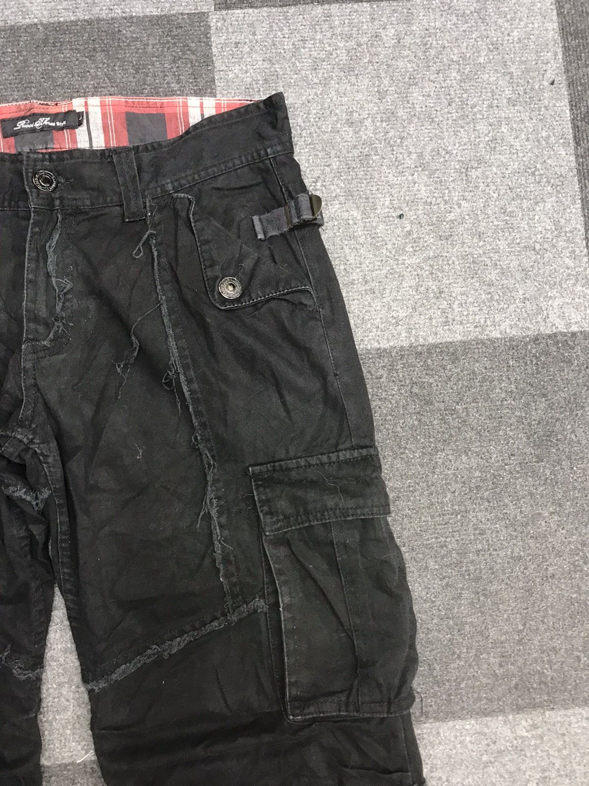 Japanese Brand × Seditionaries Flare🔥Root Three Japan Seditionaries Punk Cargo Pant Size US 32 / EU 48 - 4 Thumbnail