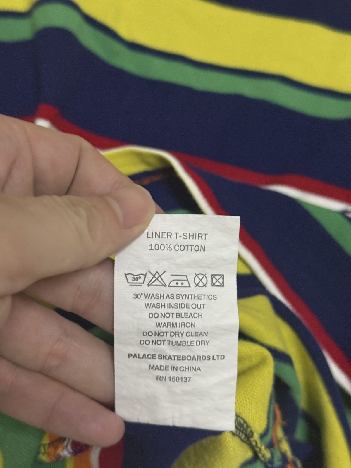 Palace Palace Liner T-shirt tee Size US XL / EU 56 / 4 - 6 Thumbnail