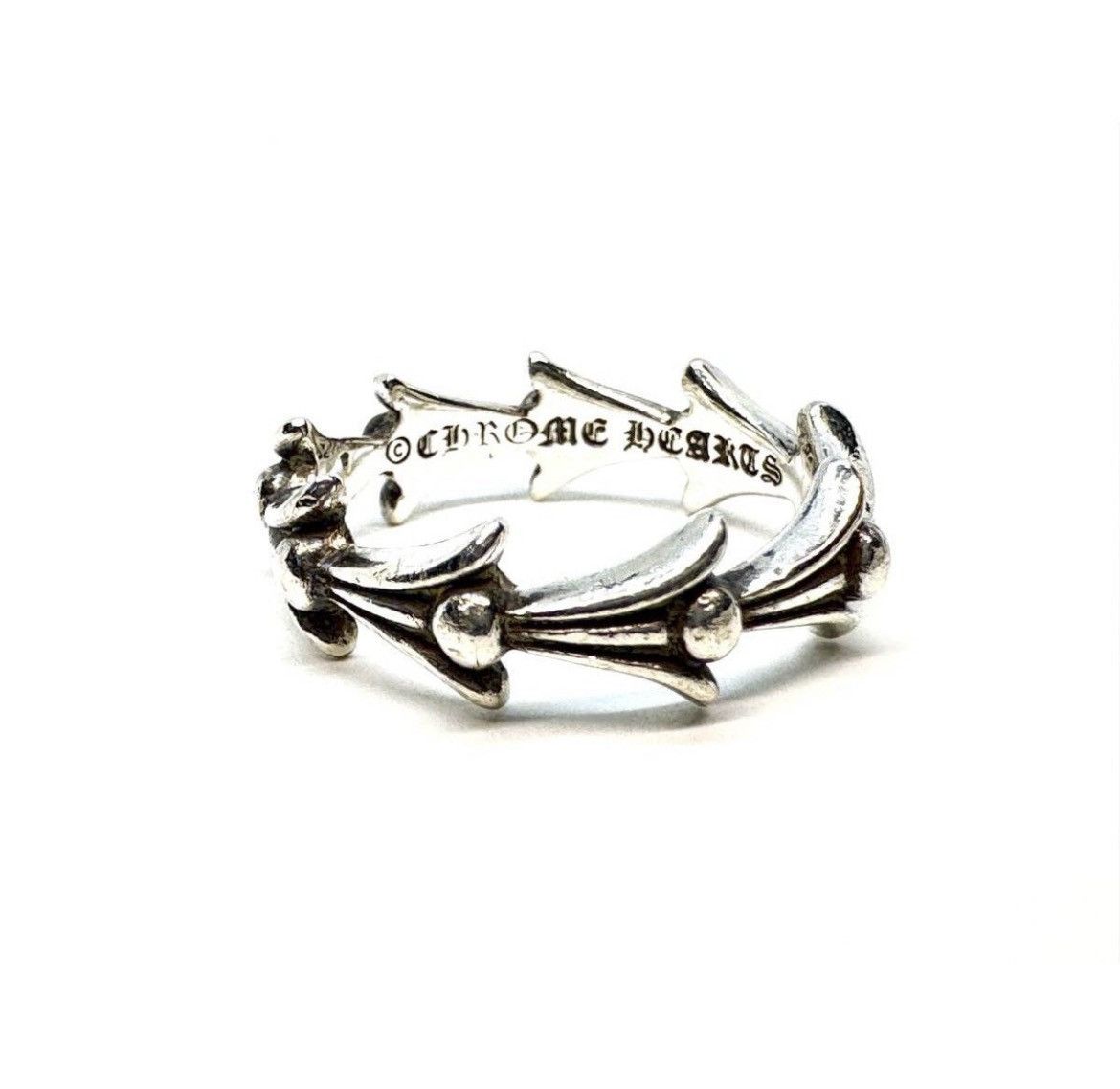 CHROME HEARTS CROSS TAIL RING  20号 Chrome Hearts Cross Tail Ring - Shop Now - Chrome World