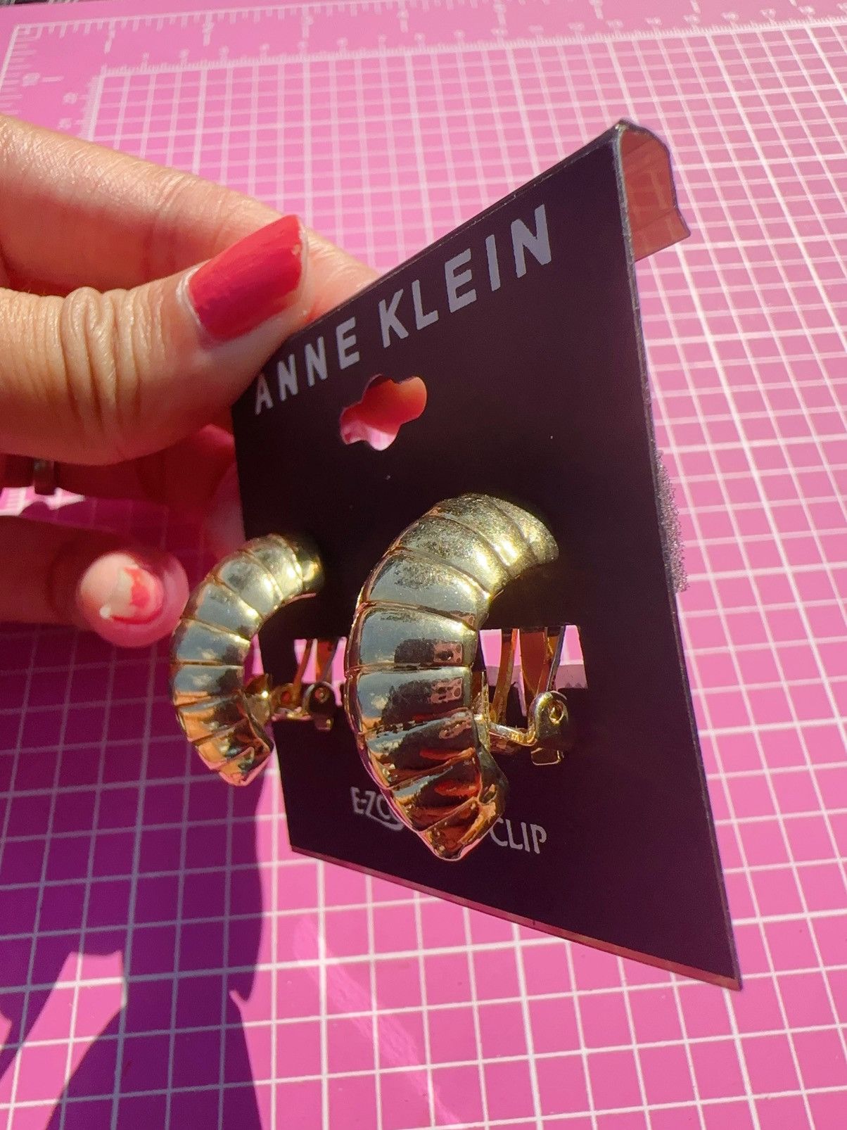Anne Klein Anne Klein comfort clip on earrings gold tone new with tag Size ONE SIZE - 4 Thumbnail