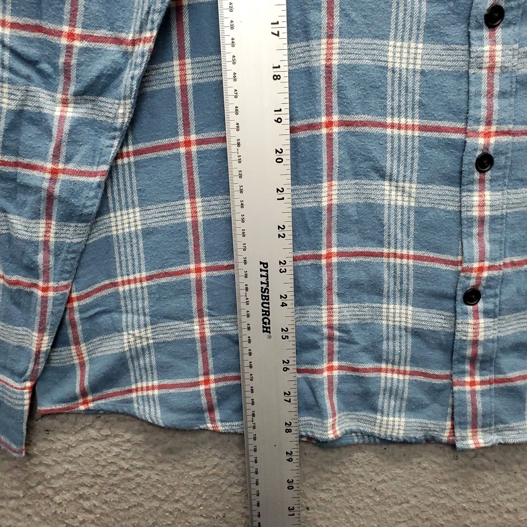 Lucky Brand Lucky Brand Flannel Shirt Mens XXL Plaid Chest Pocket Basic Fit Button-Up Shirt Size US XXL / EU 58 / 5 - 3 Thumbnail