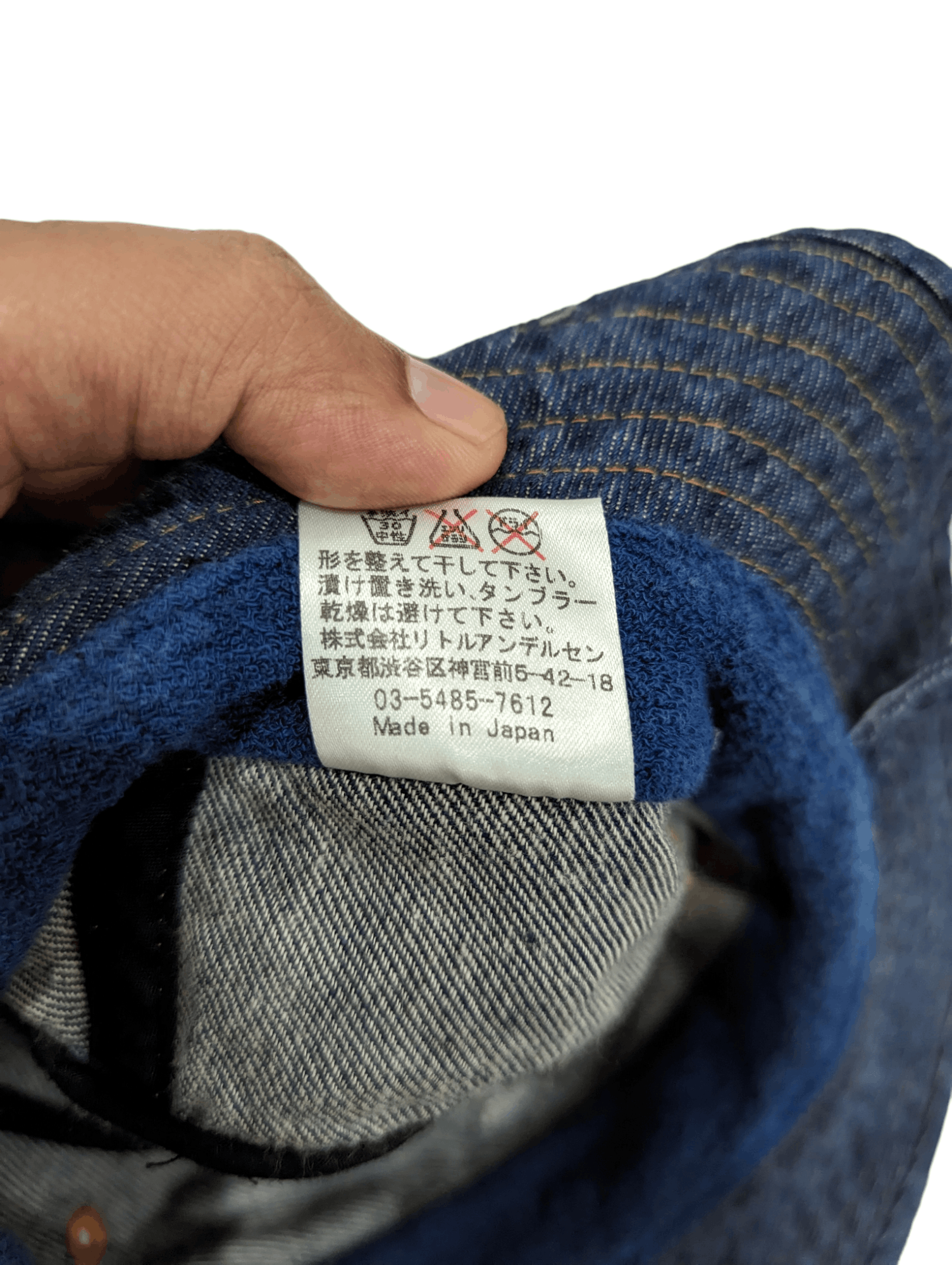Hysteric Glamour Hysteric Glamour Hysteric Mini Blue Denim Bucket Hat Size ONE SIZE - 5 Thumbnail