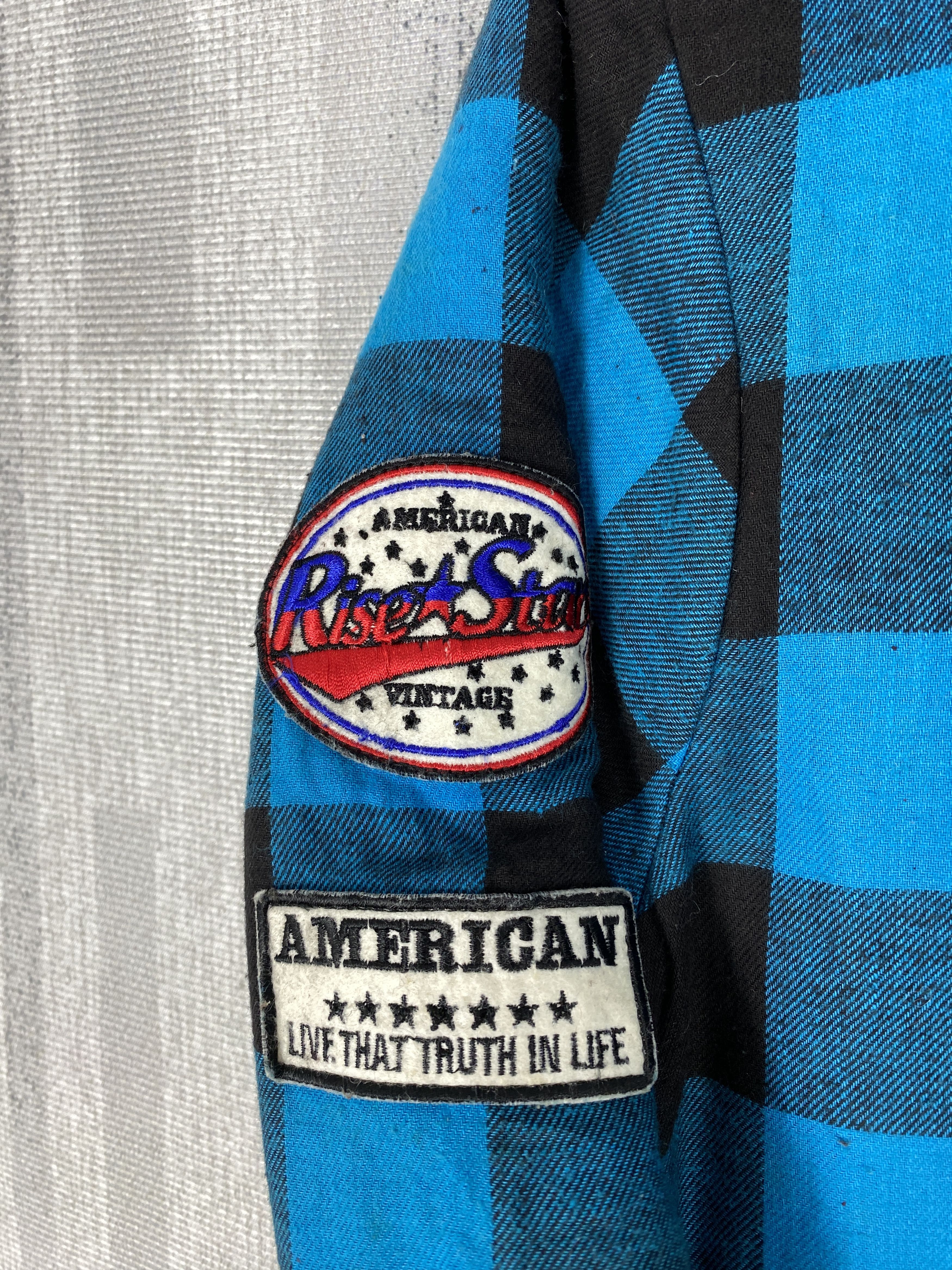 Designer Vintage American Checked Hoodie Reversible Jacket Size US S / EU 44-46 / 1 - 6 Thumbnail