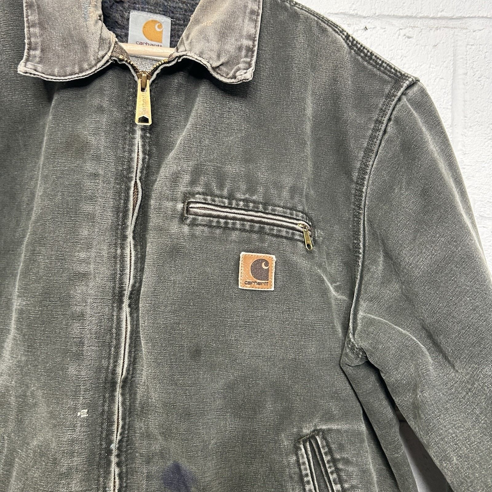 Carhartt Vintage Carhartt Blanket-Lined Detroit Jacket “Moss” J97 MOS Size US L / EU 52-54 / 3 - 4 Thumbnail