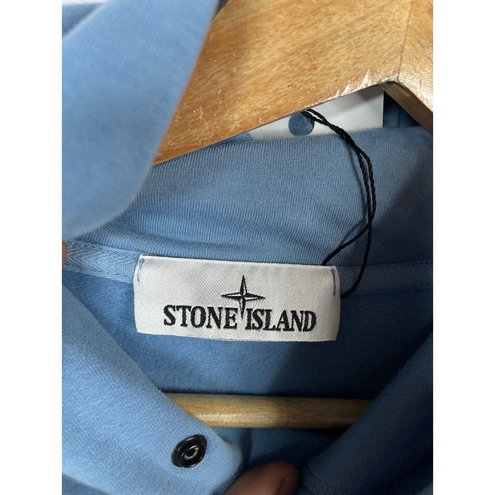 Stone Island Stone Island Light Blue Hoodie Size US M / EU 48-50 / 2 - 3 Thumbnail