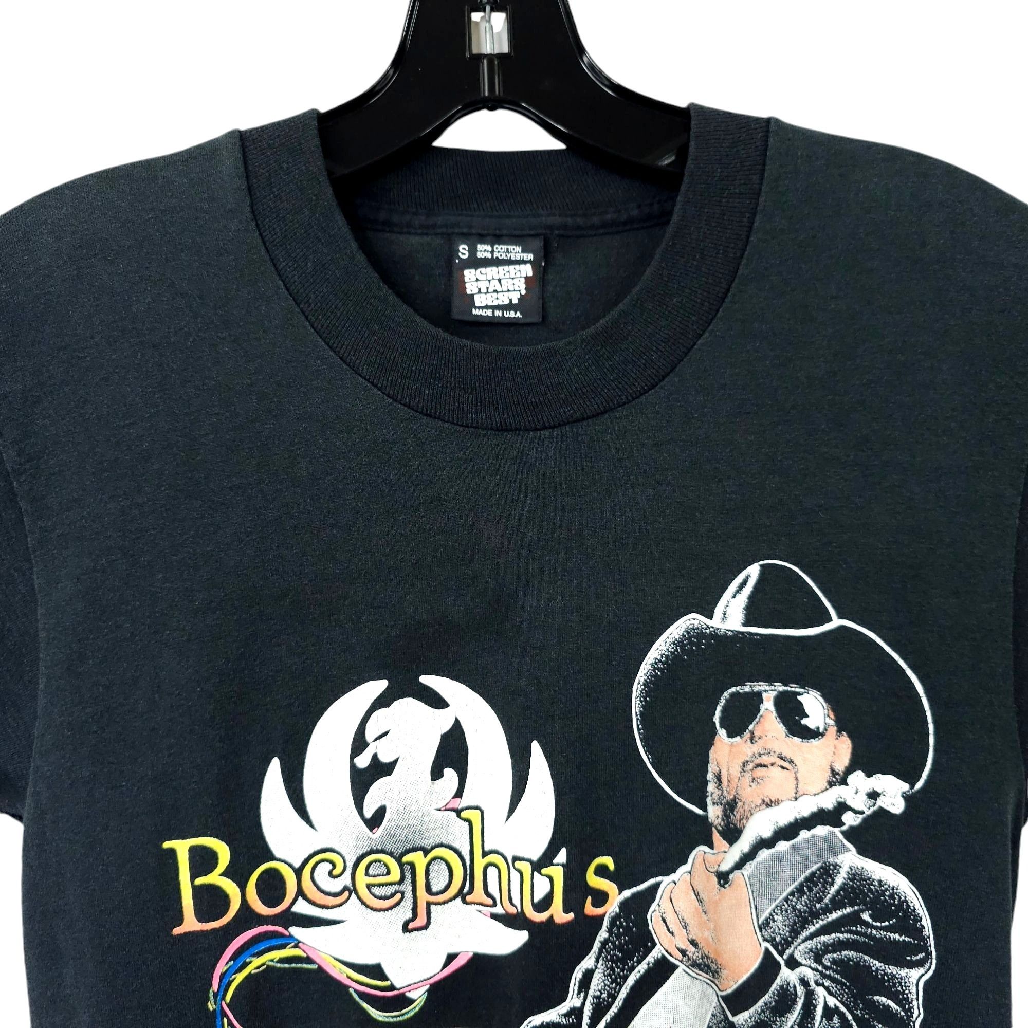 Other Bocephus Power Double Sided T Shirt Adult S 1989 Screen Star Size US S / EU 44-46 / 1 - 12 Thumbnail