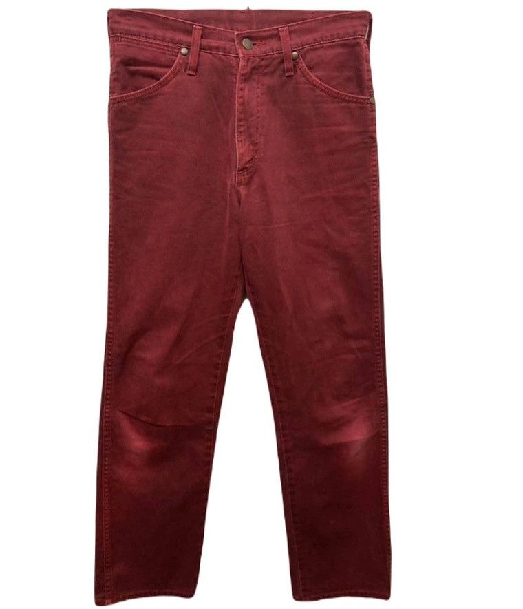 Vintage Wrangler Red denim Size US 30 / EU 46 - 1 Thumbnail