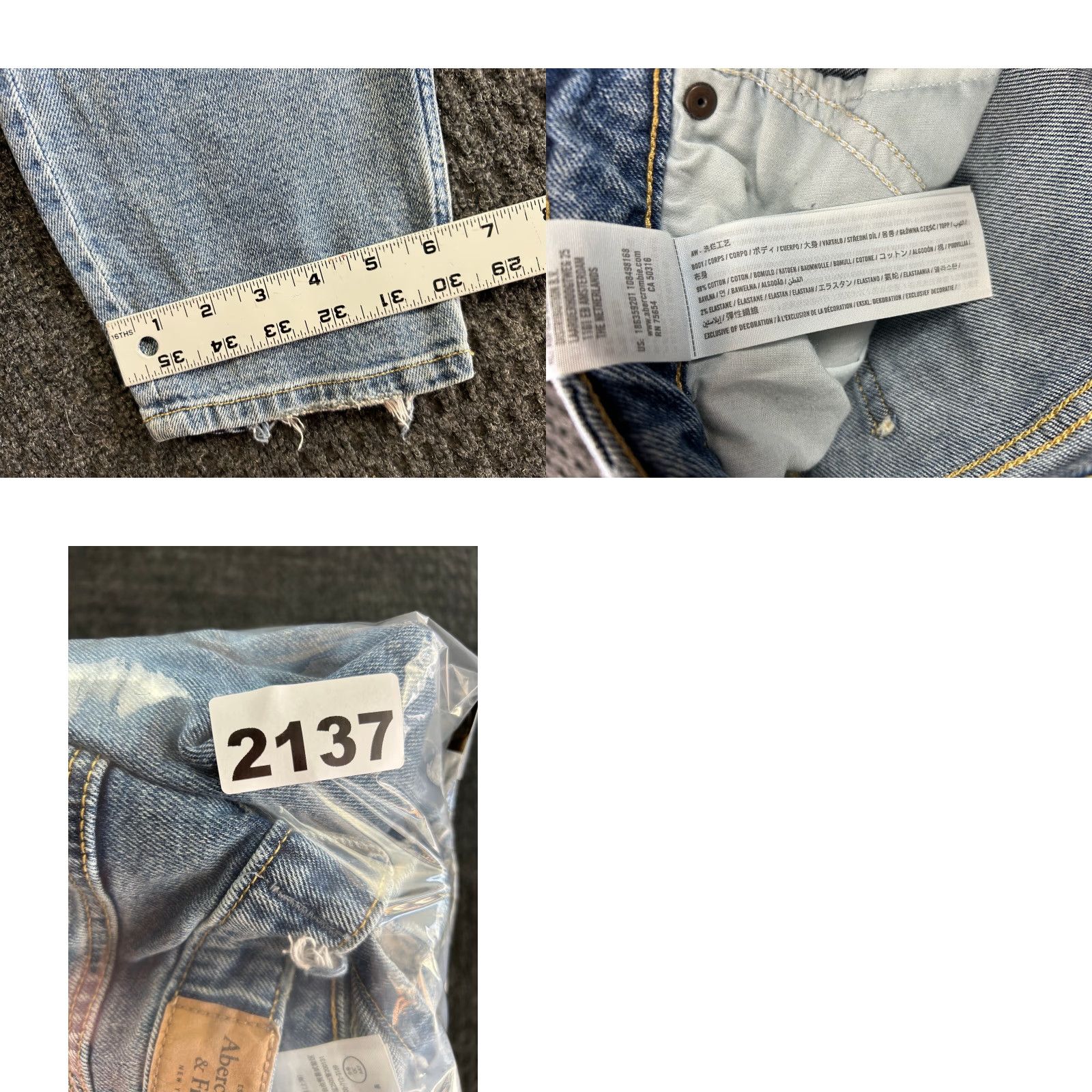 Abercrombie & Fitch Abercrombie & Fitch Jeans Women’s Mom Jean Curve Love 28 6 R Distressed Blue Denim Casual Jeans Womens Love 90s? Size 28" / US 6 / IT 42 - 8 Thumbnail
