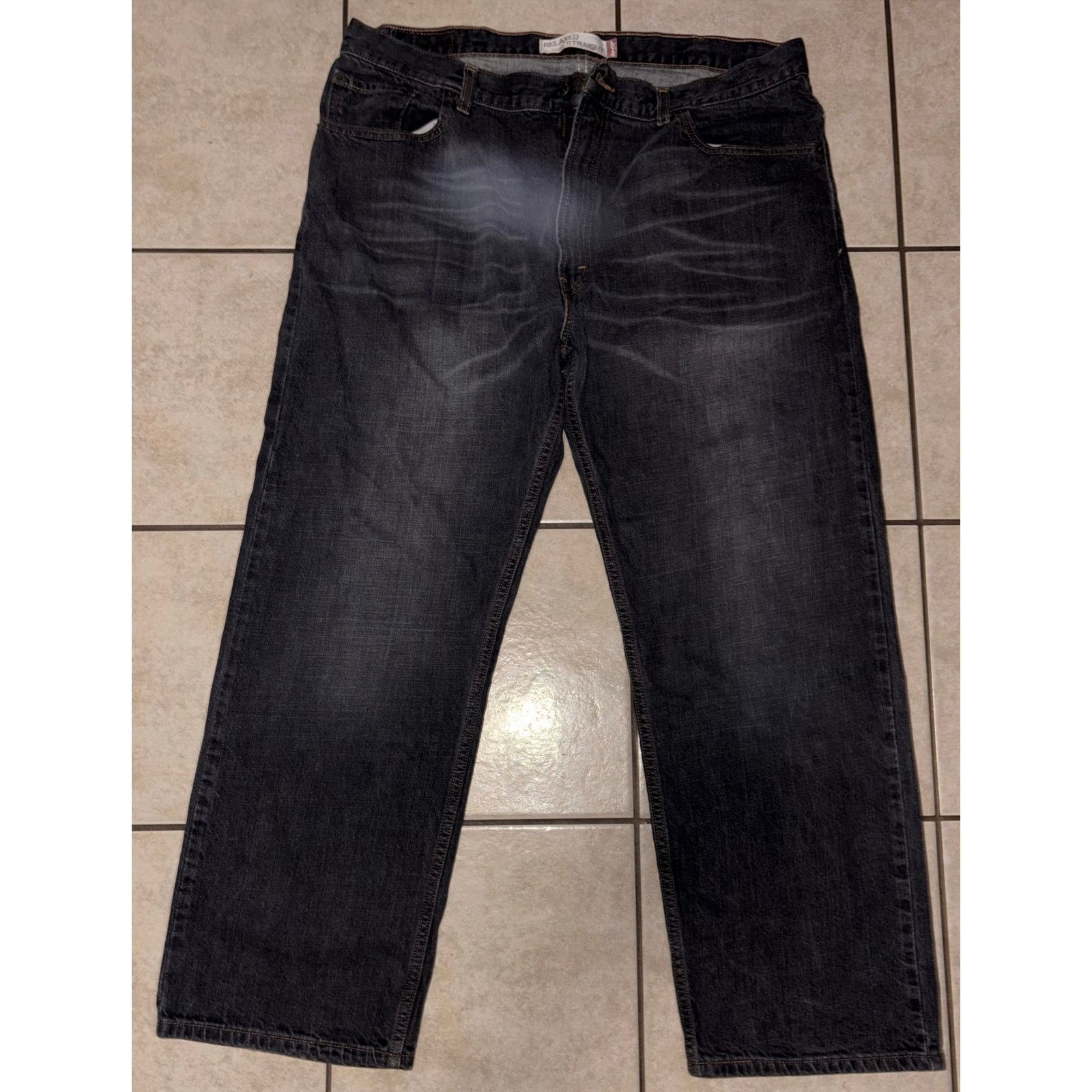 Levi's Levis jeans black fade 559 y2K size 40 L 30 Size US 40 / EU 56 - 1 Thumbnail