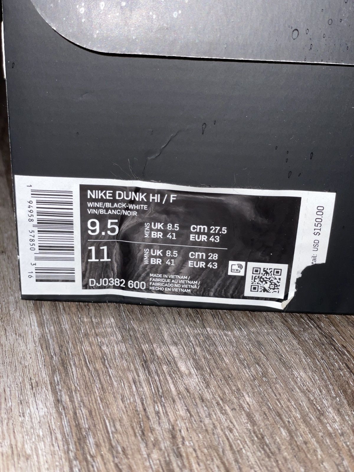 Fragment Design × Nike Nike Dunk Hi Fragment Beijing Size 9.5 Worn Size US 9.5 / EU 42-43 - 11 Thumbnail