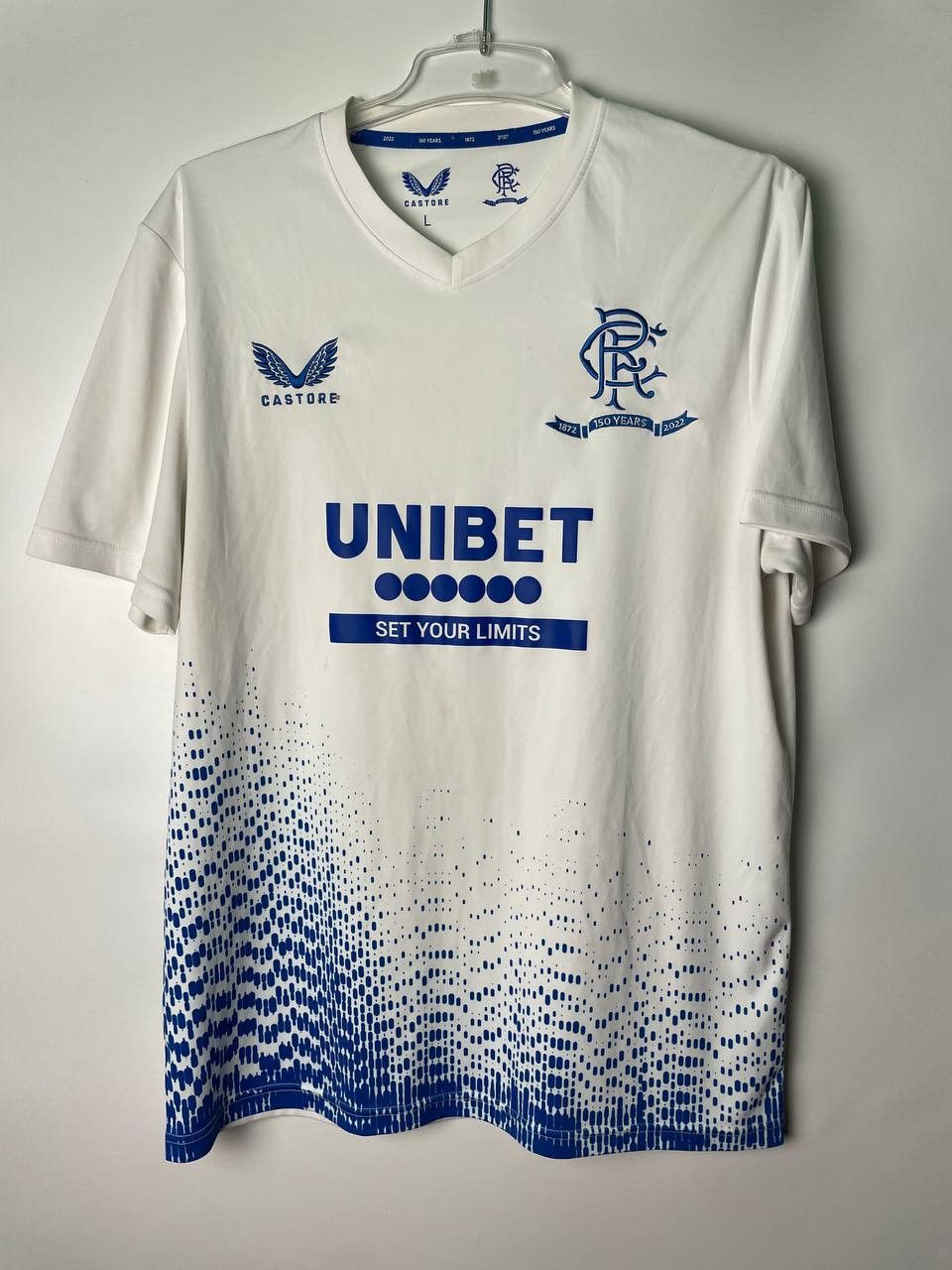 Other Castore Glasgow Rangers 150 Years Anniversary soccer jersey Size US L / EU 52-54 / 3 - 1 Thumbnail