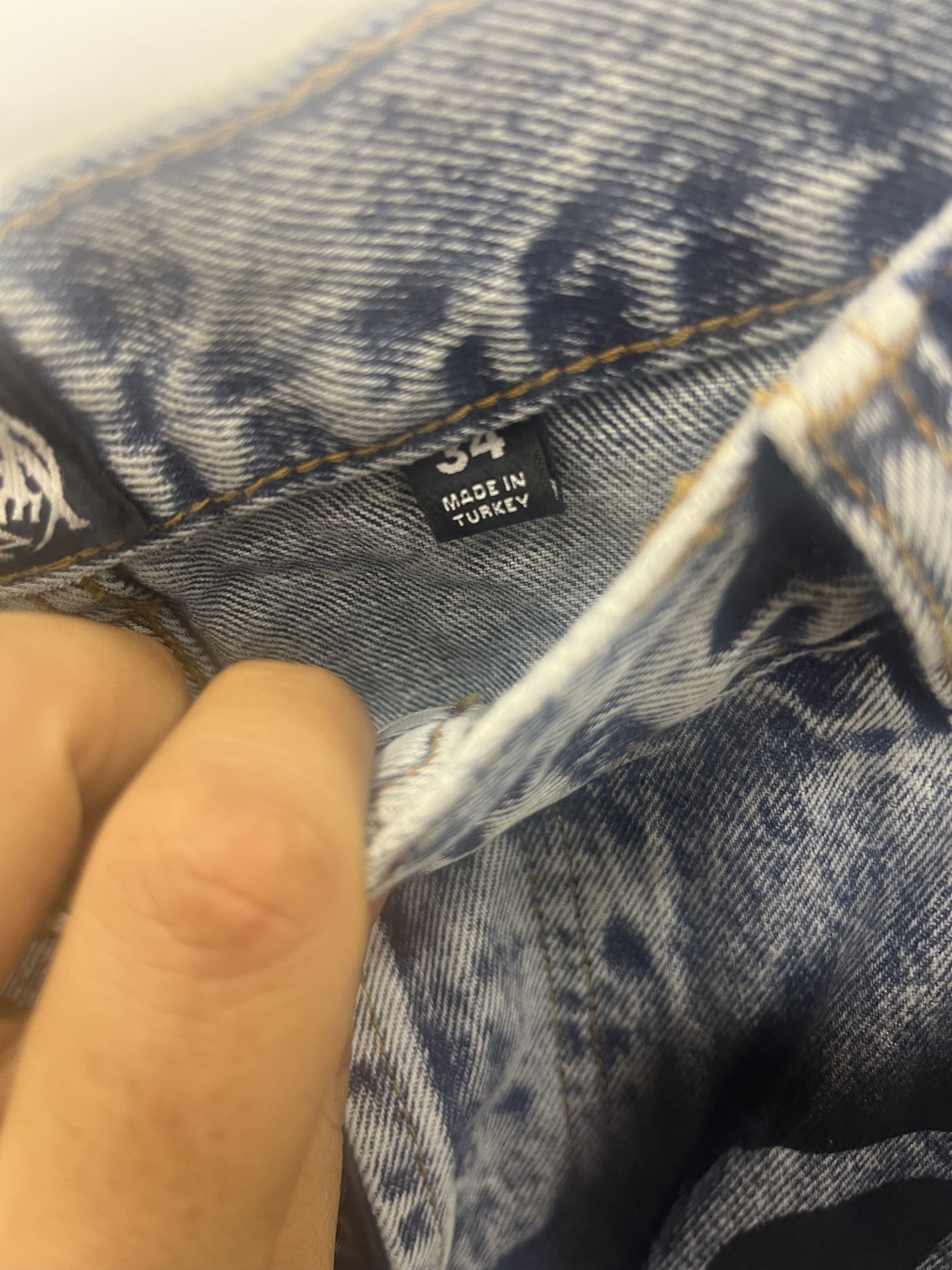 Dries Van Noten × Stussy Stussy x Dries Van noten stencil jeans Size US 34 / EU 50 - 7 Thumbnail