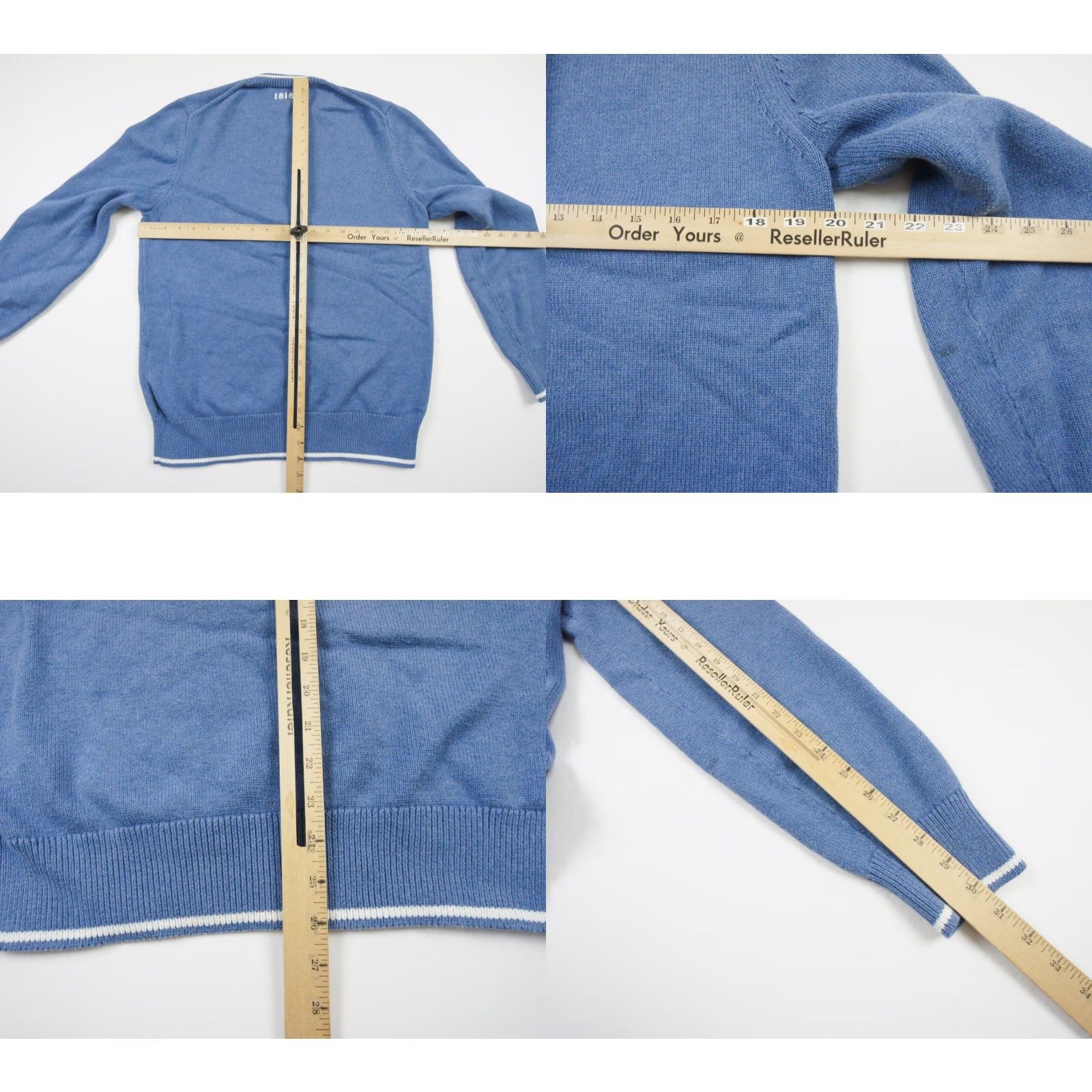 Brooks Brothers Brooks Brothers Men's Sweater Medium Blue Knit Crewneck Supima Cotton Preppy Size US M / EU 48-50 / 2 - 8 Thumbnail
