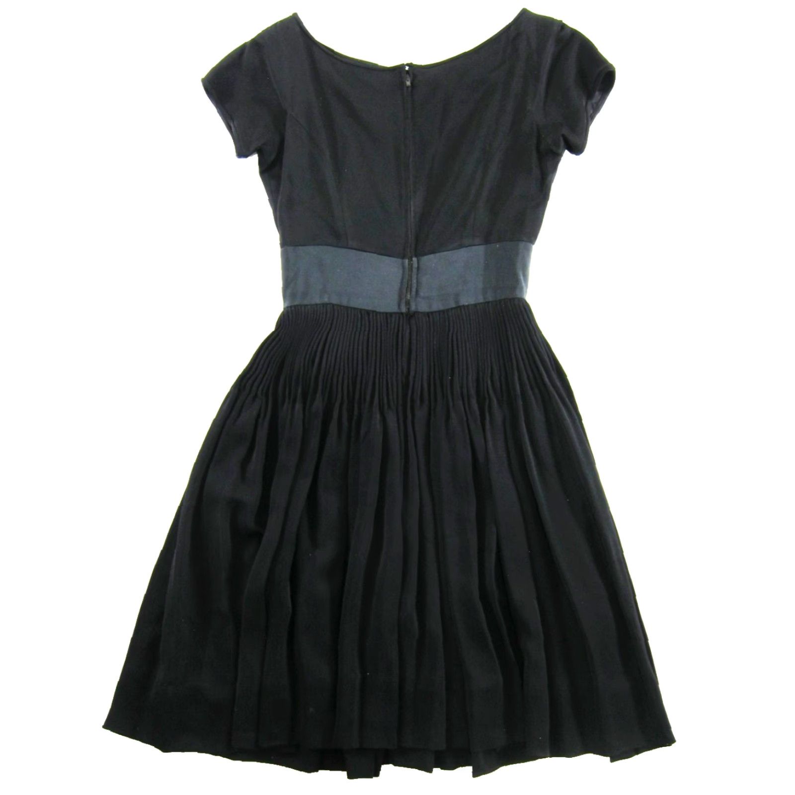 Vintage VINTAGE Jonny Herbert Dress Black Sheath XS Short Sleeve Bow Jonny Herbert Dress Black Short Sleeve Bow XS Vintage 1960s Women Size 26" / US 2 / IT 38 - 2 Thumbnail
