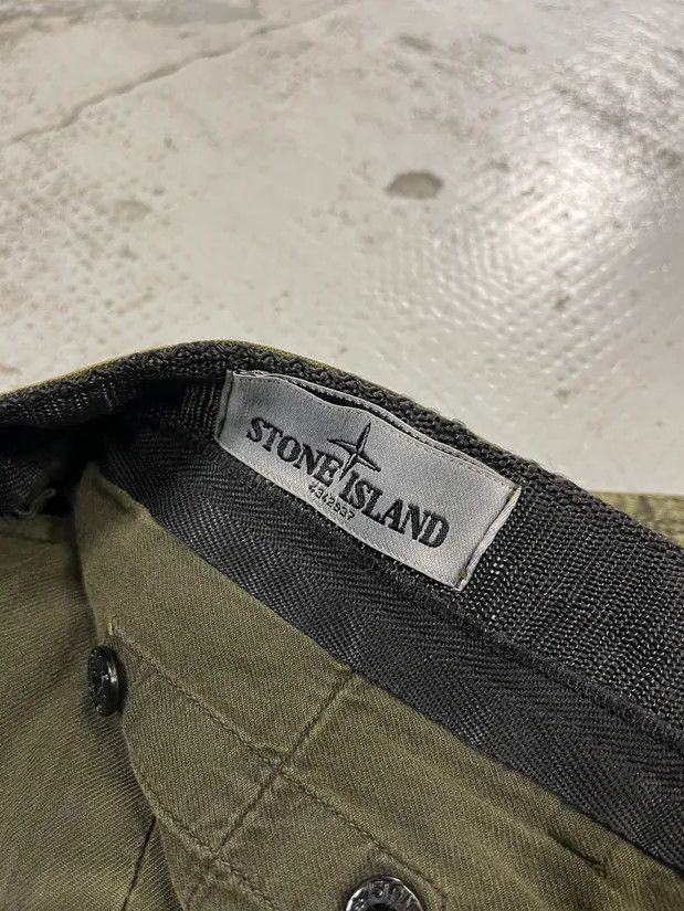 Stone Island Stone Island Khaki Green Cargo Pants Size US 31 - 12 Thumbnail