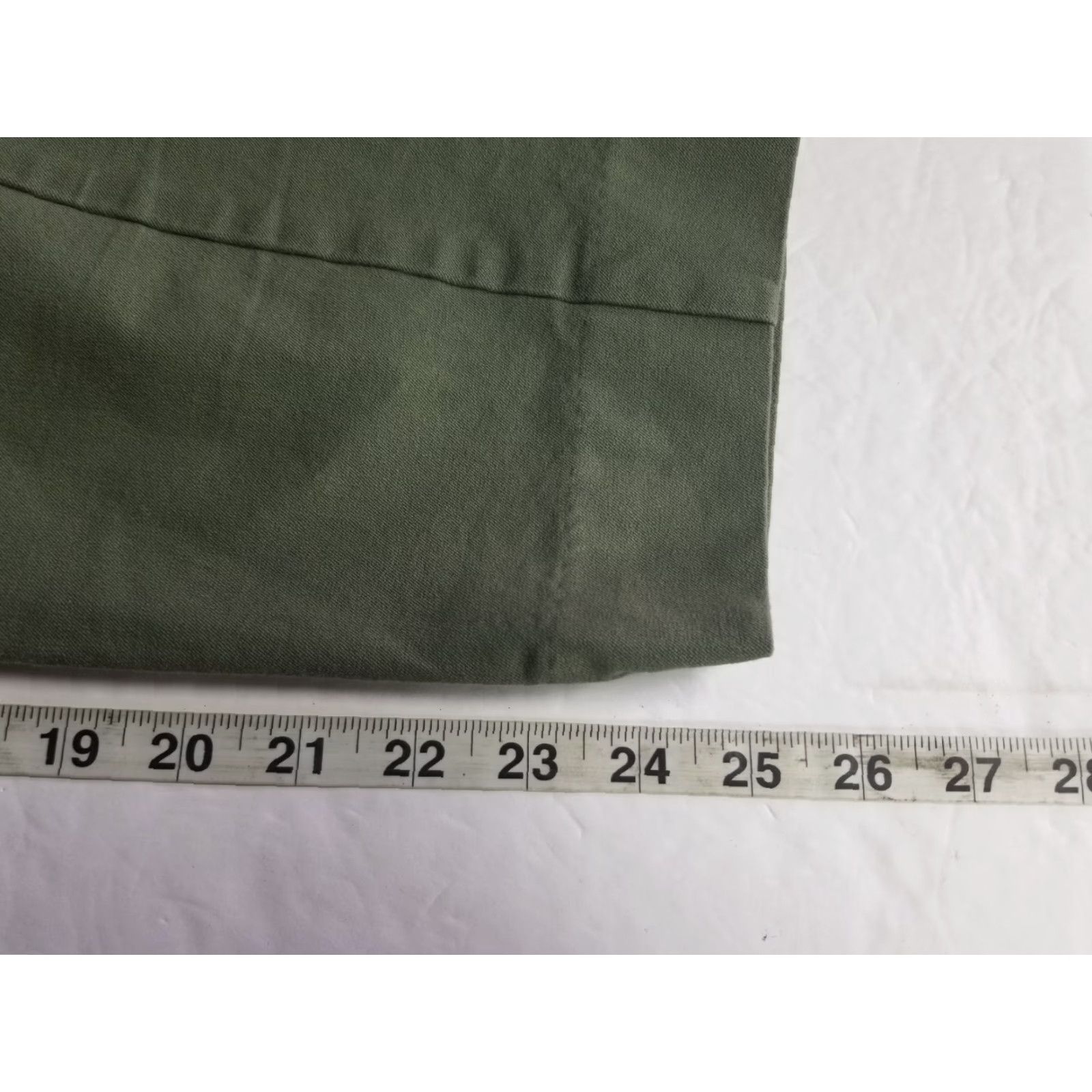 Everlane Everlane Pants Womens Size 14 Olive Green High Rise Twill Chino Size 24" / US 00 / IT 34 - 6 Thumbnail