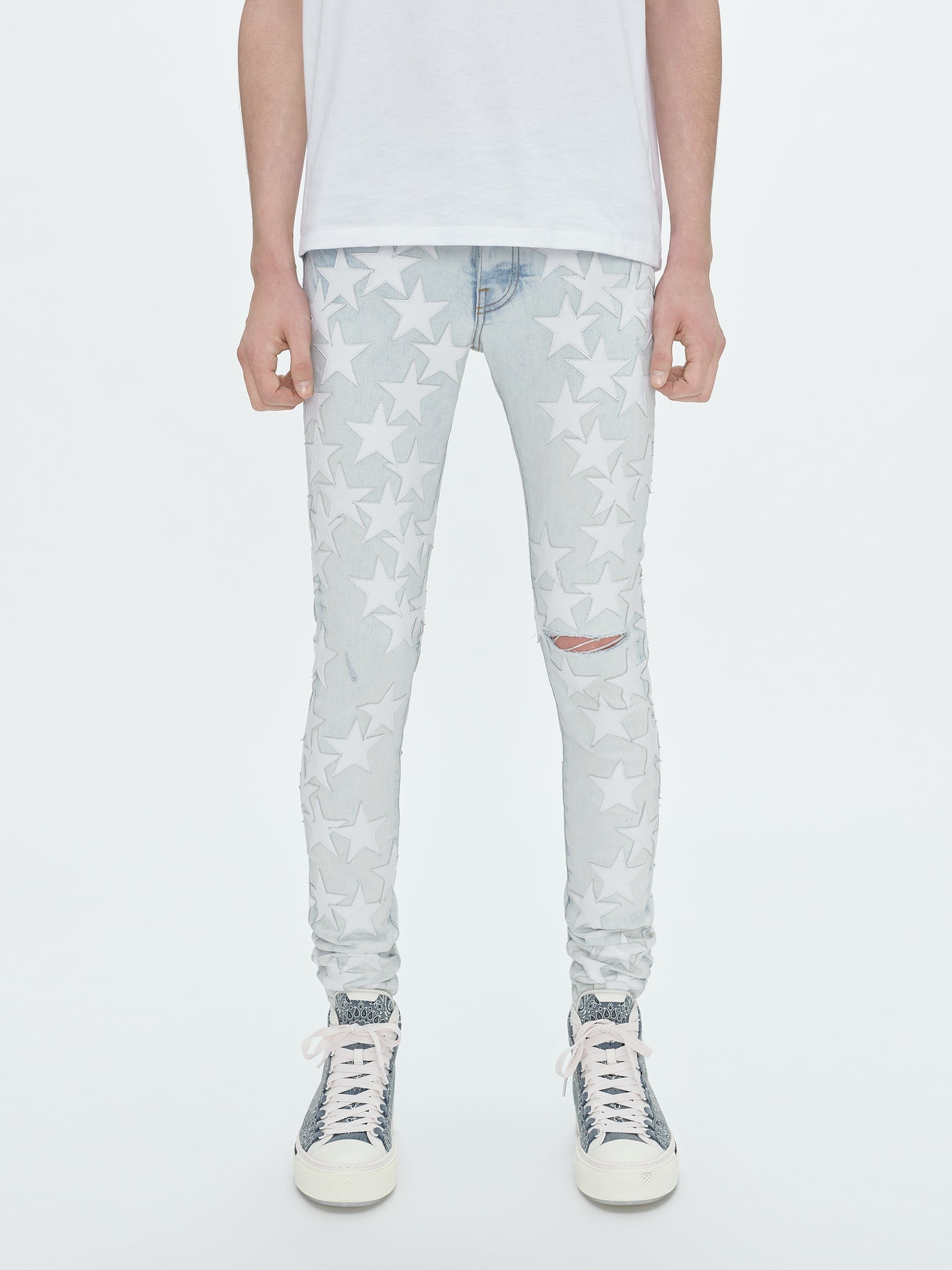 Amiri o1w1db11224 Chemist Jean in Light Blue Size US 30 / EU 46 - 3 Thumbnail