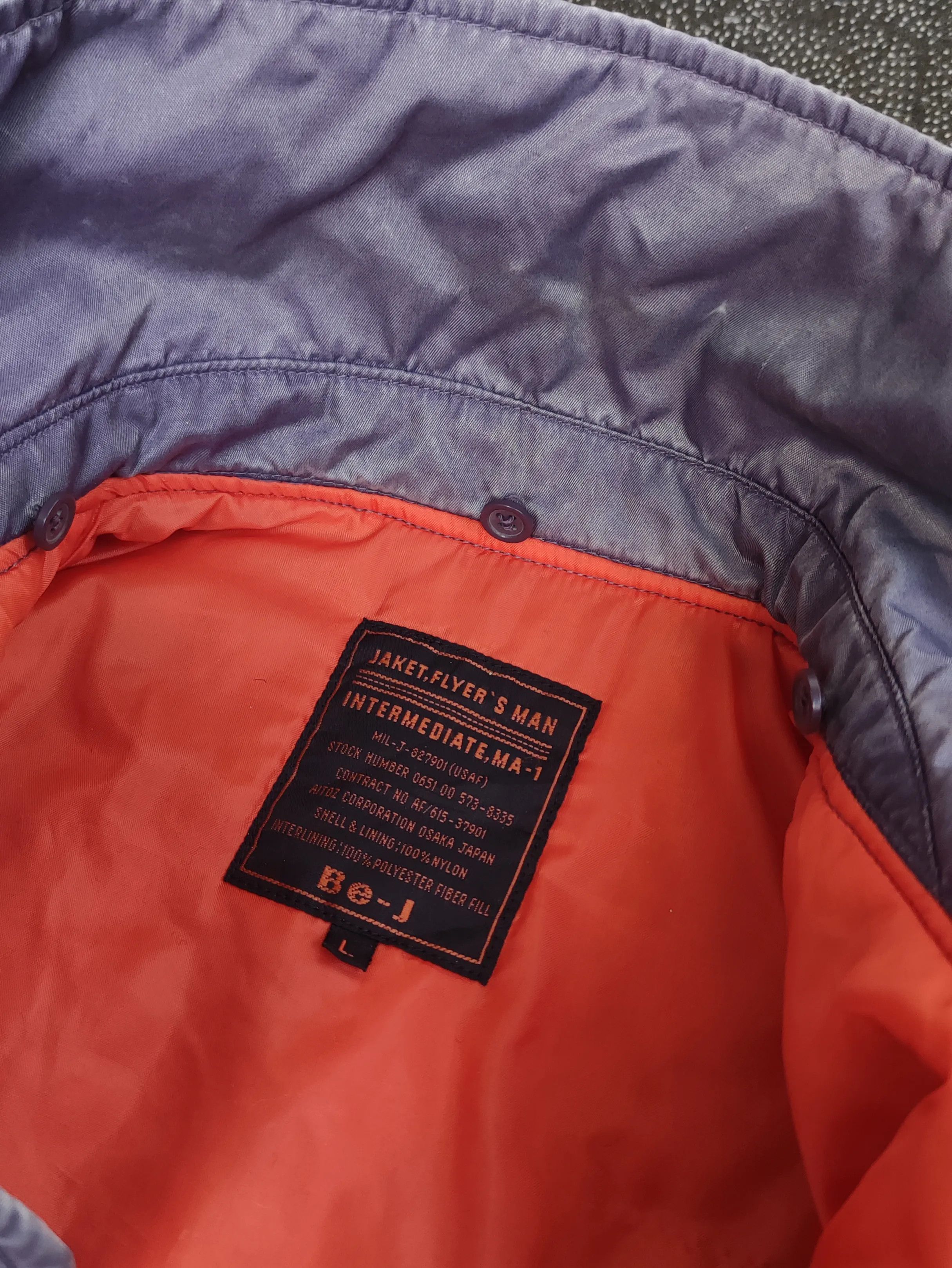 Other Vintage Bomber Flyer's Man MA-1 Sunfaded Jacket J025 Size US L / EU 52-54 / 3 - 4 Thumbnail