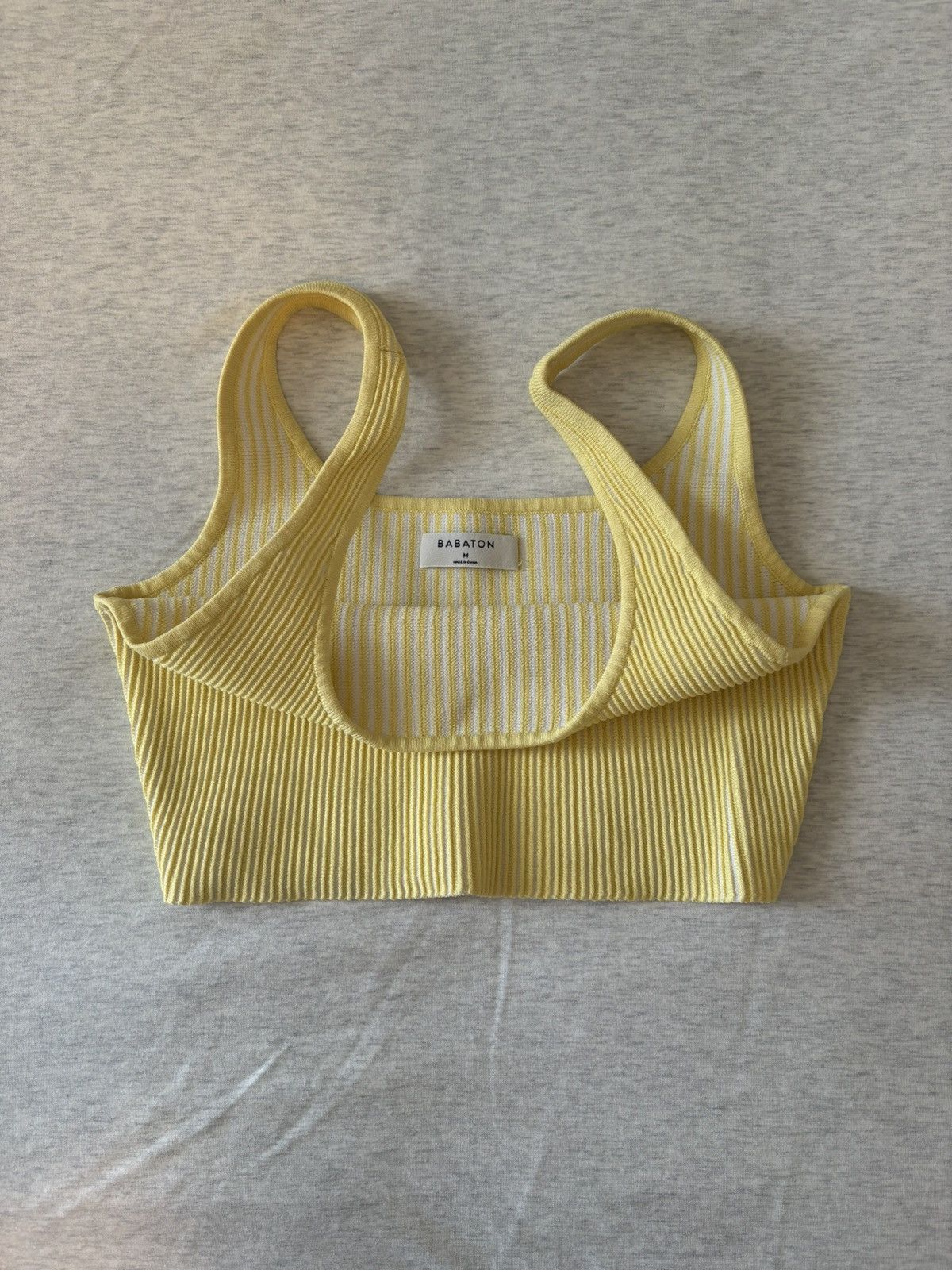 Aritzia Aritzia Babaton Yellow Sculpt Top Size M / US 6-8 / IT 42-44 - 3 Thumbnail