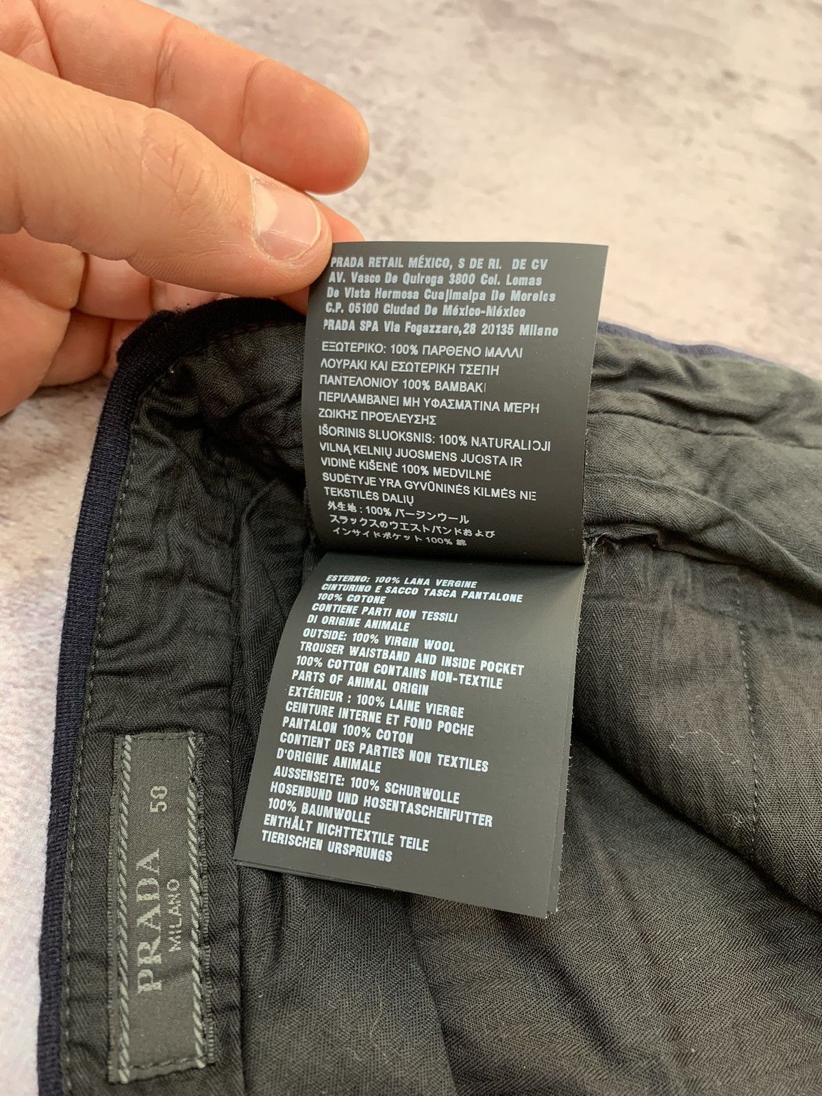 Prada PRADA VIRGIN WOOL PANTS A/W 2019 Size US 34 / EU 50 - 14 Thumbnail