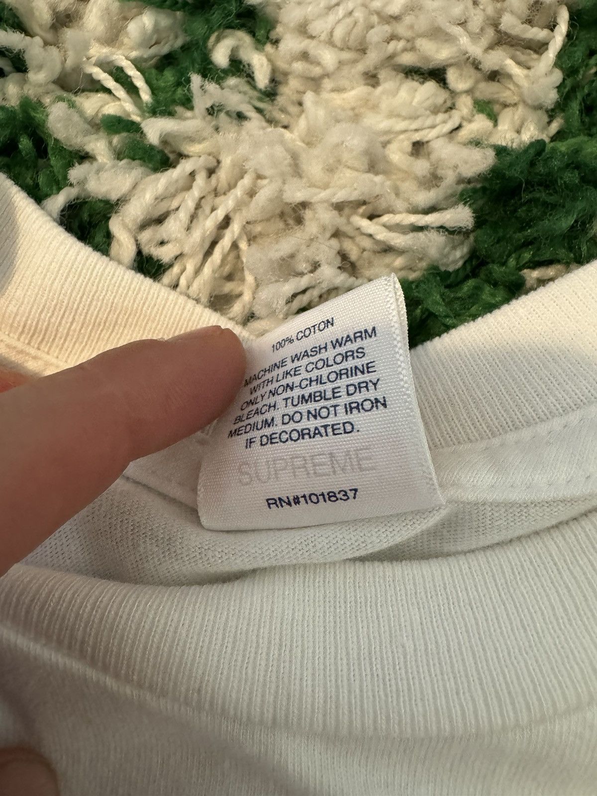 Supreme Supreme Greetings Tee Size US M / EU 48-50 / 2 - 4 Thumbnail